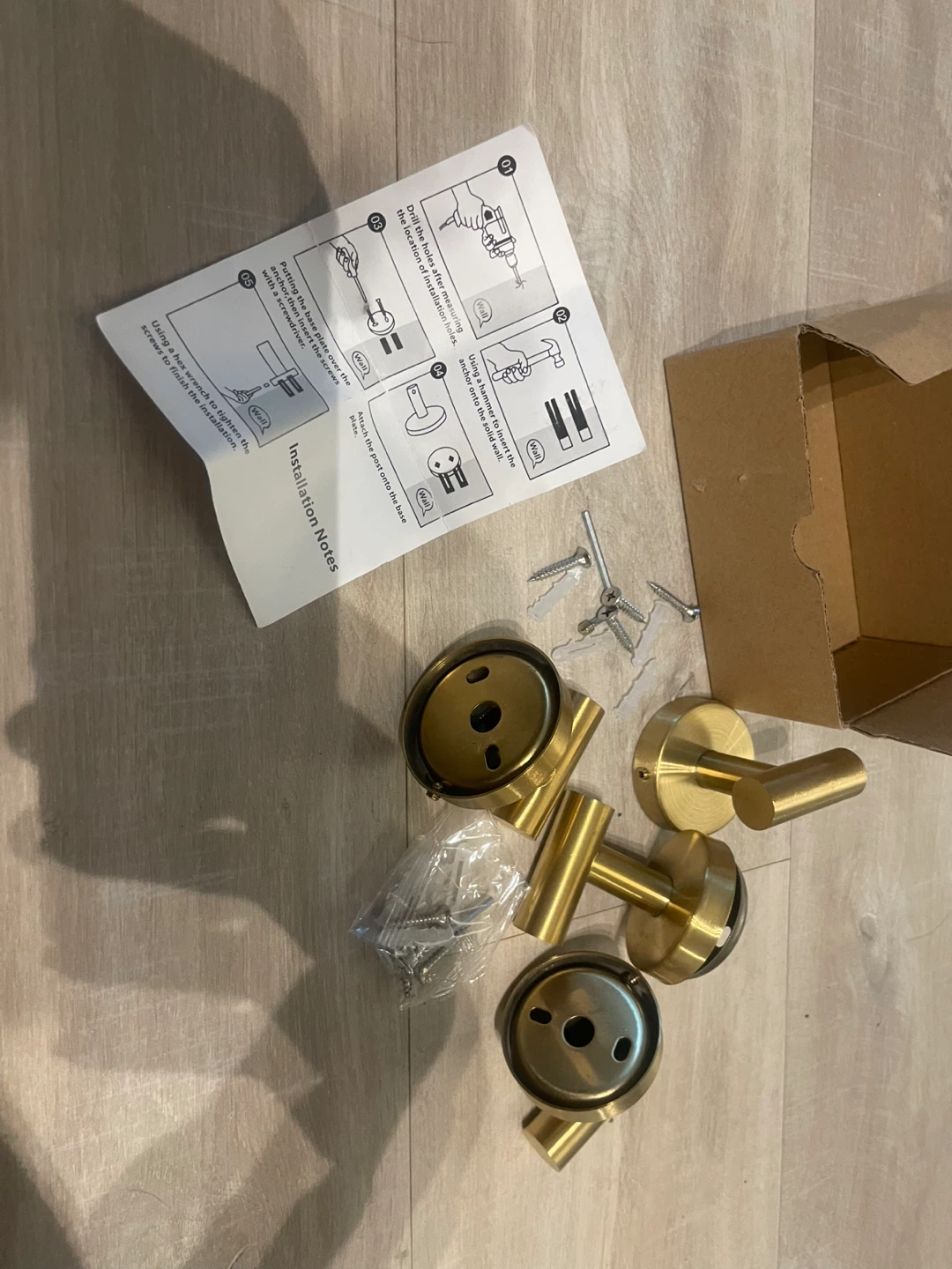 Homagic Gold Stainless Steel Towel Hooks (Set of 4) - photo 3