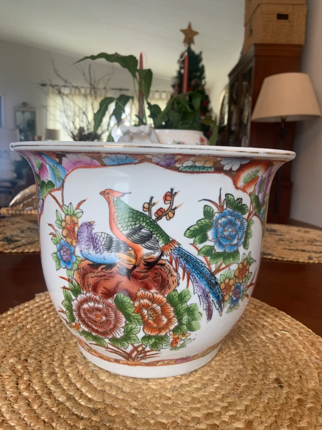 LARGE CHINESE PORCELAIN PLANTER ! 8.5”x11” ! BRAMPTON