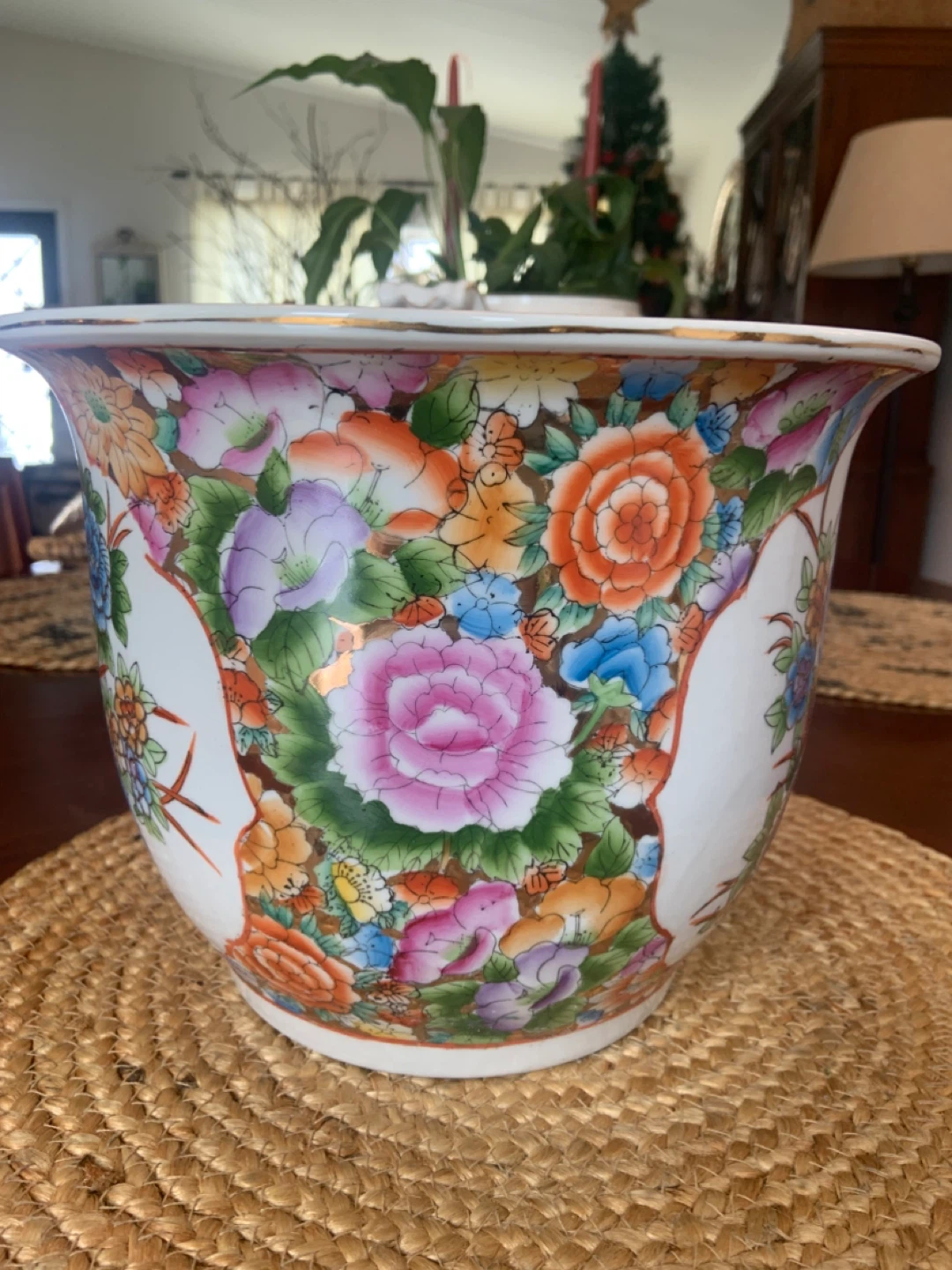 LARGE CHINESE PORCELAIN PLANTER ! 8.5”x11” ! BRAMPTON - photo 3