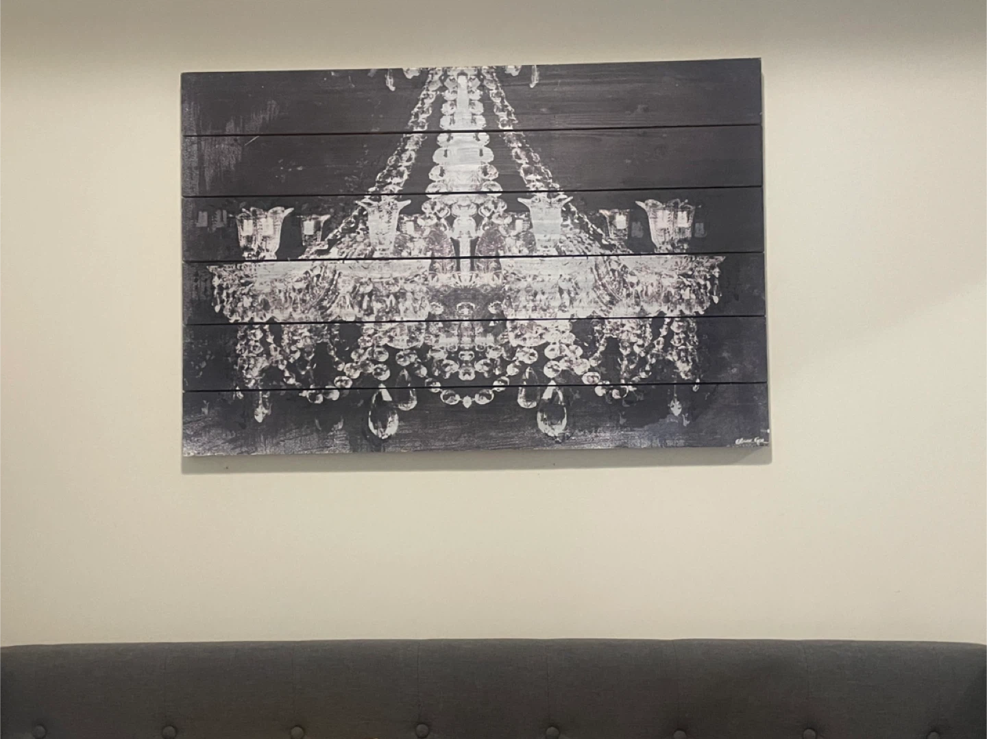 Rustic Chandelier Wall Art