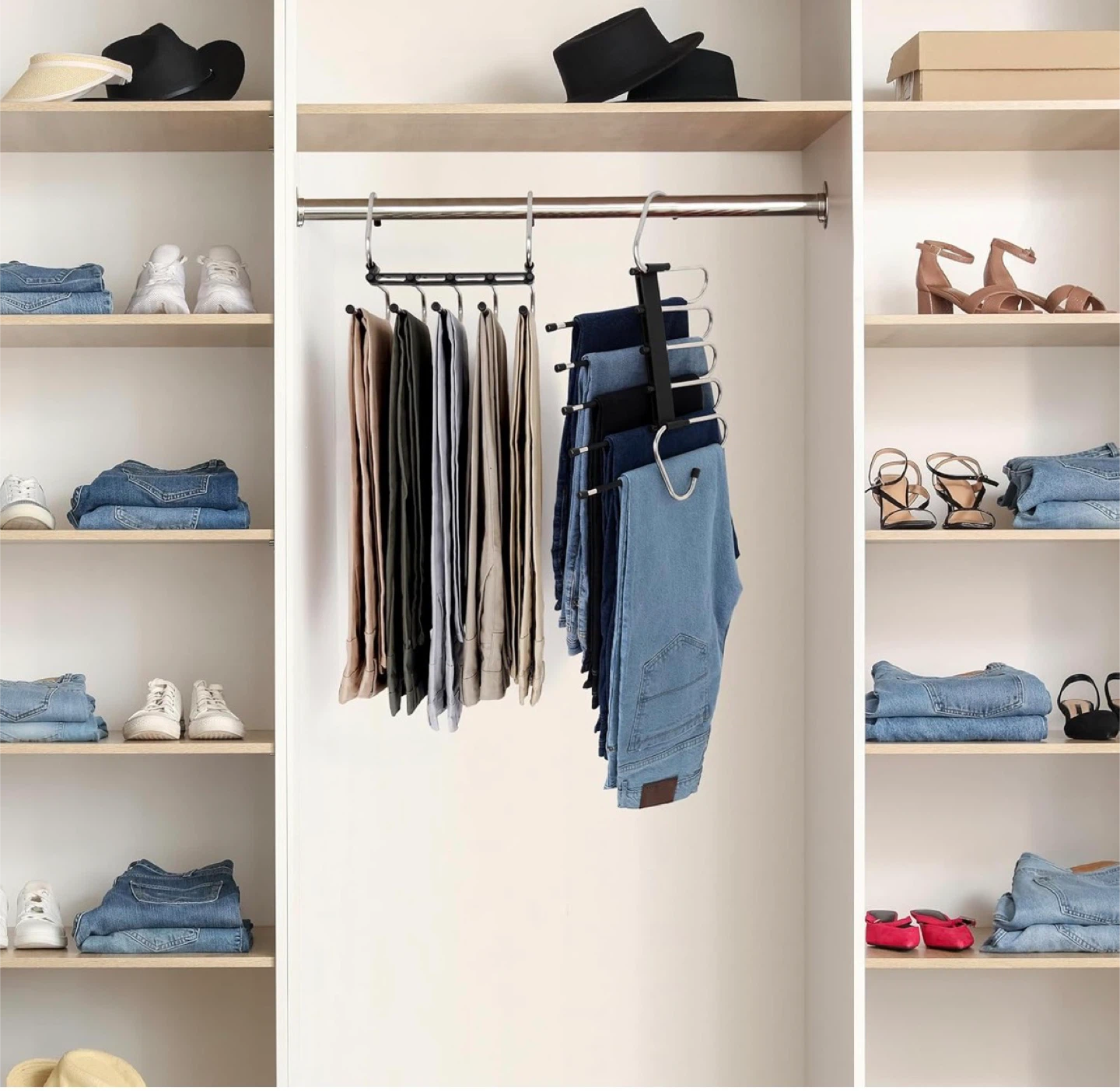 3 pack Multi-Layered Pants Hangers - photo 4