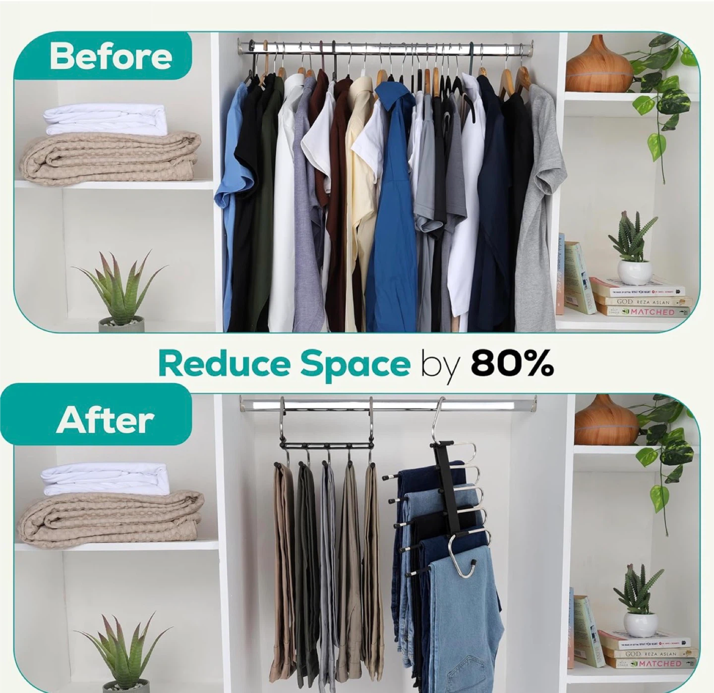 3 pack Multi-Layered Pants Hangers - photo 3