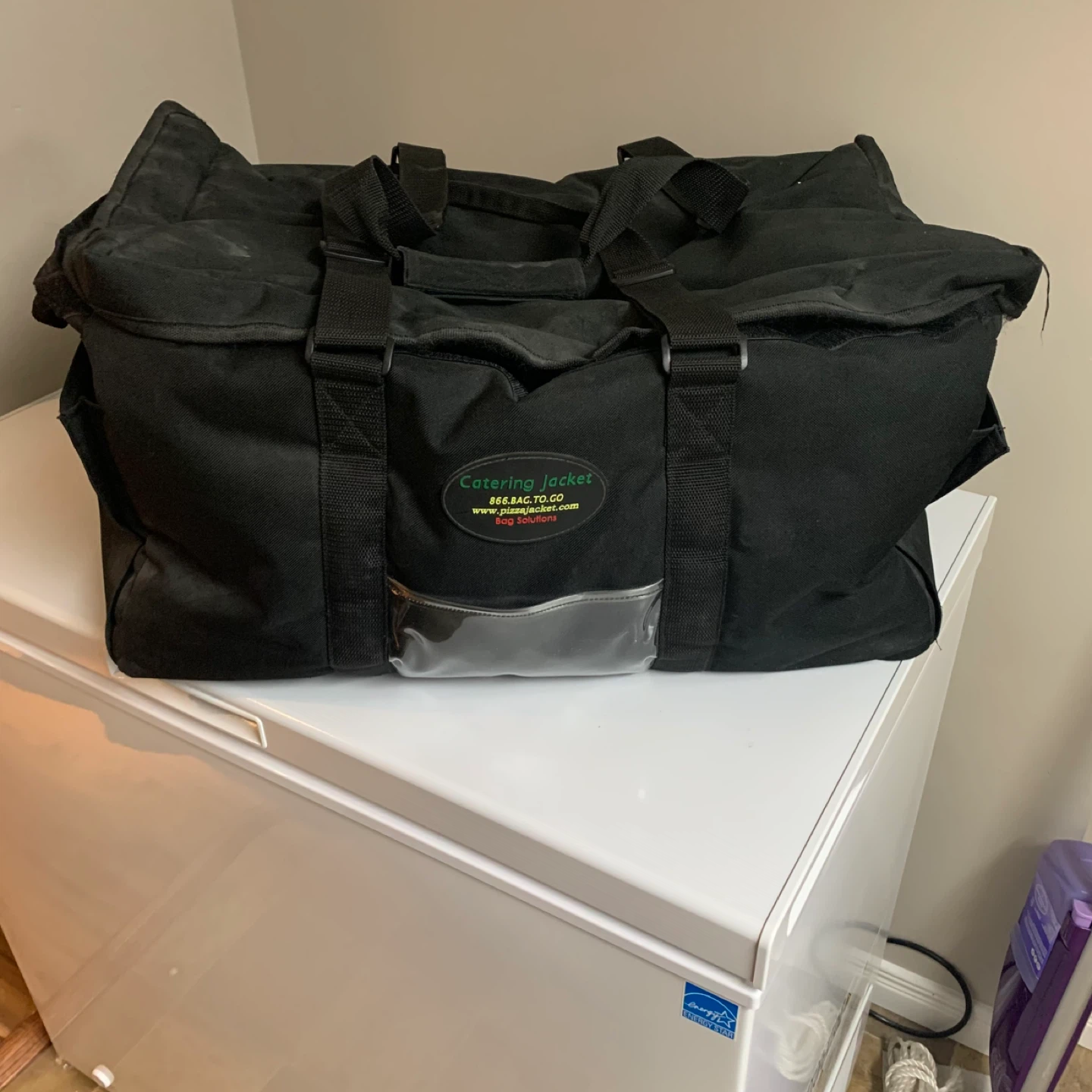 Black Catering Jacket Insulated Bag
