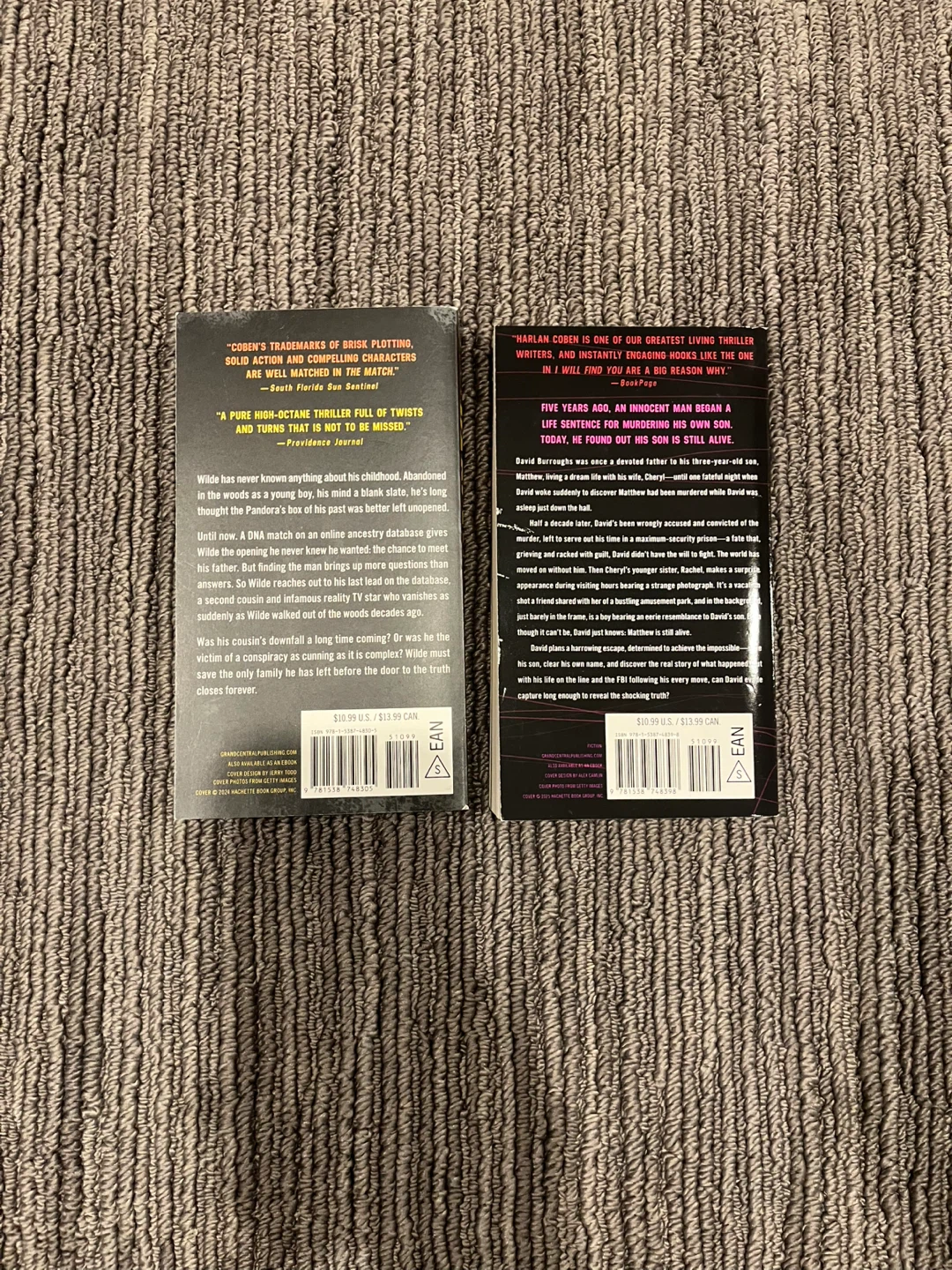 Harlan Coben paperback novel - photo 2