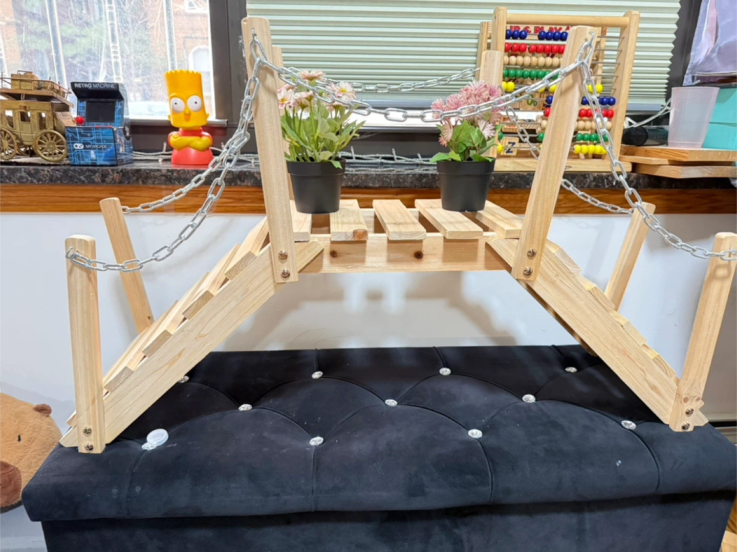 Shine Company Wooden Garden Bridge 40in - photo 2