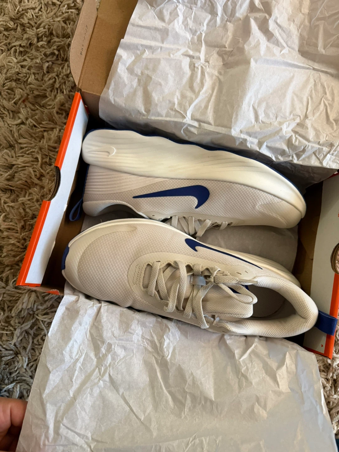 Nike Promina Shoes - Cream/Blue - Size 10 - photo 2