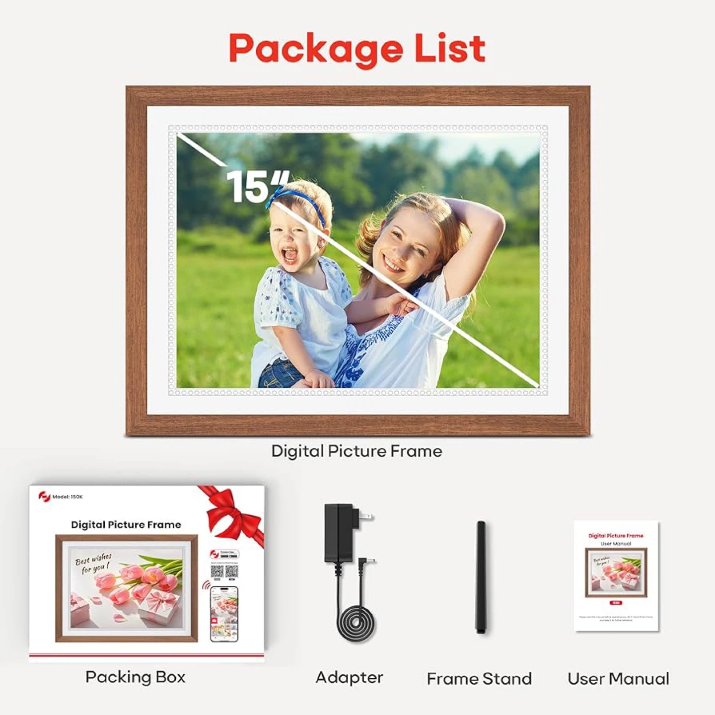 Frameo Digital Picture Frame 15 inch - photo 3