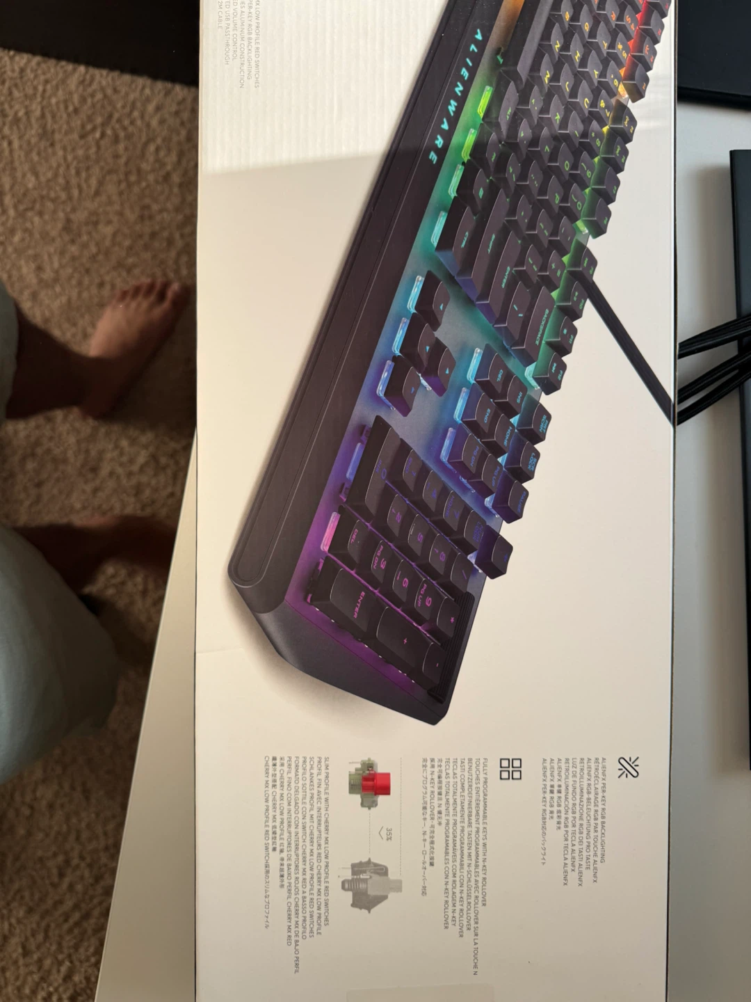 Alienware 510K Low Profile RGB Mechanical Gaming Keyboard