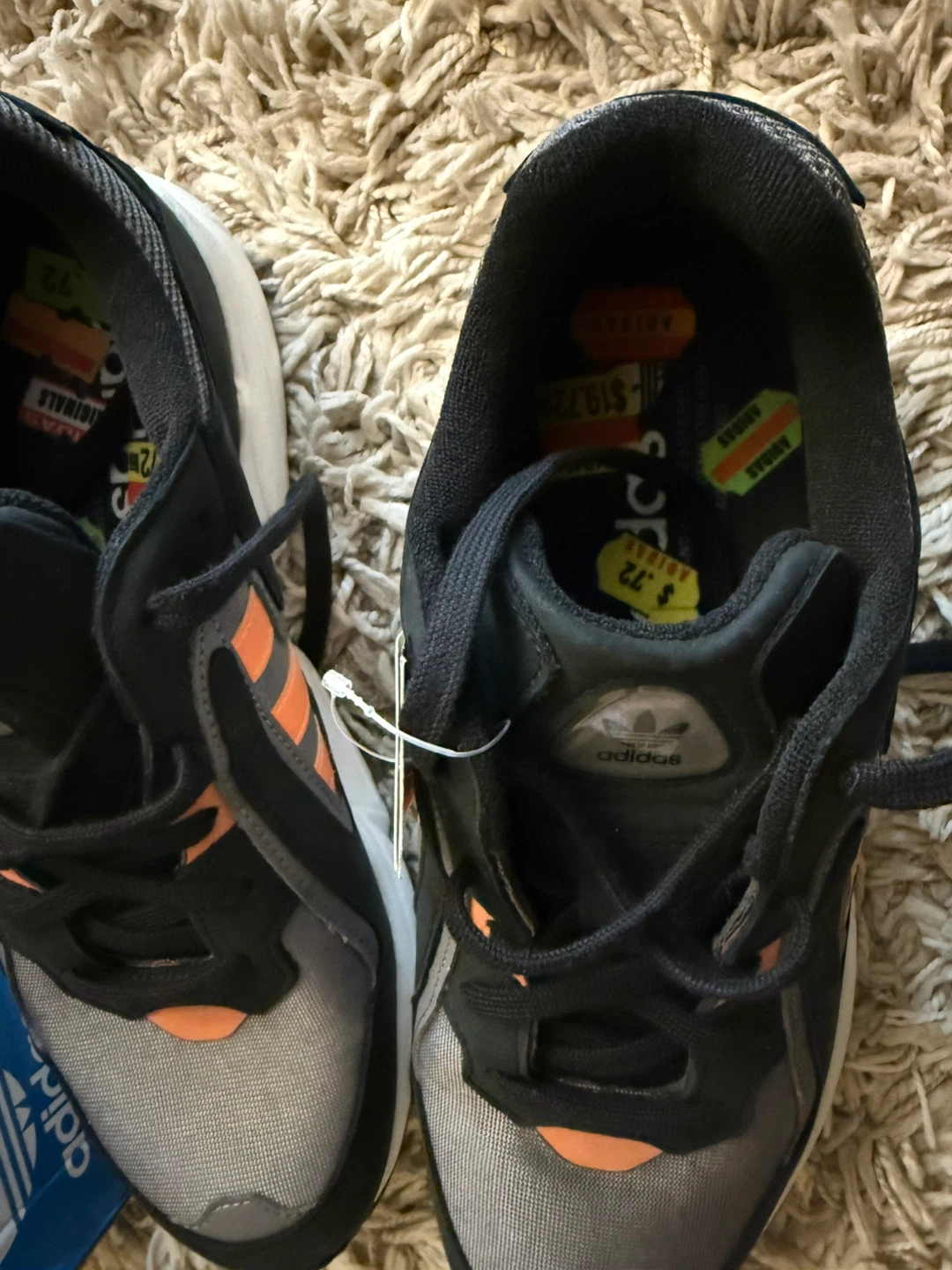 Adidas Yung-96 Chasm Mens Shoes Size 11.5 Black Orange - photo 3