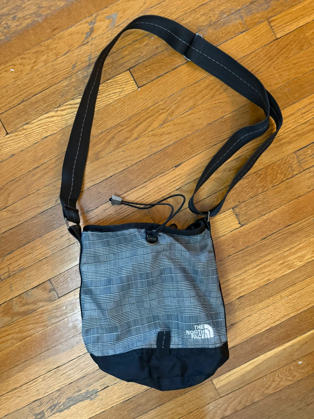 The North Face Plaid Messenger Bag