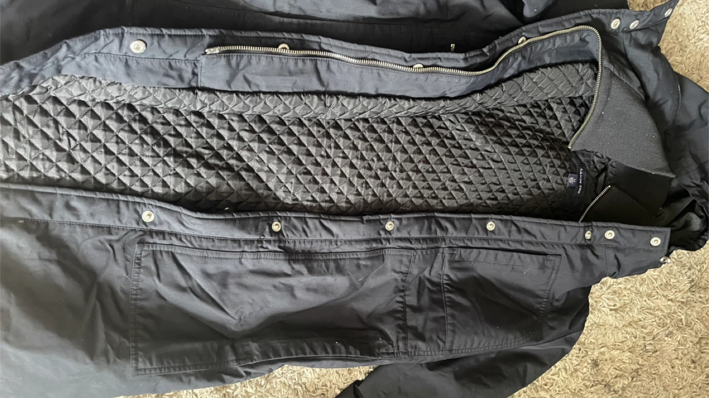 Lands' End Black Insulated Jacket 🏆 - photo 2