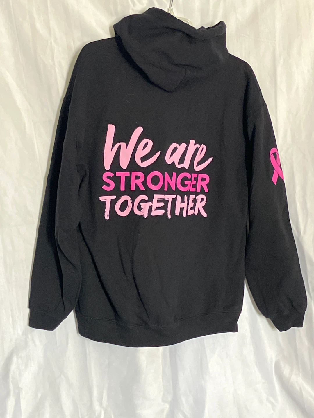 Black "We Are Stronger Together" Hoodie - photo 2