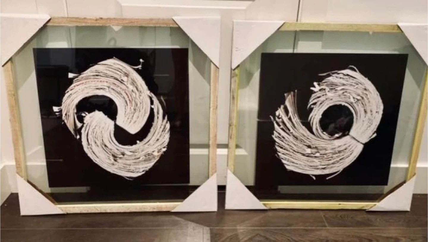 Set of 2 Framed Wall Art Prints