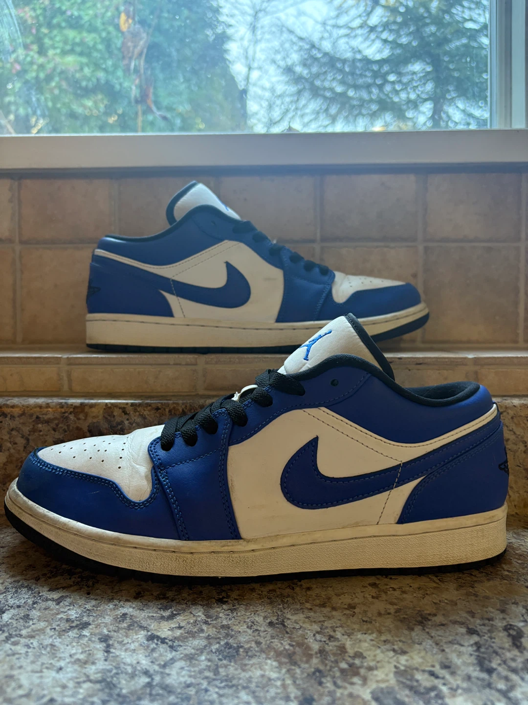 Air Jordan 1 Low Royal Blue White Sneakers