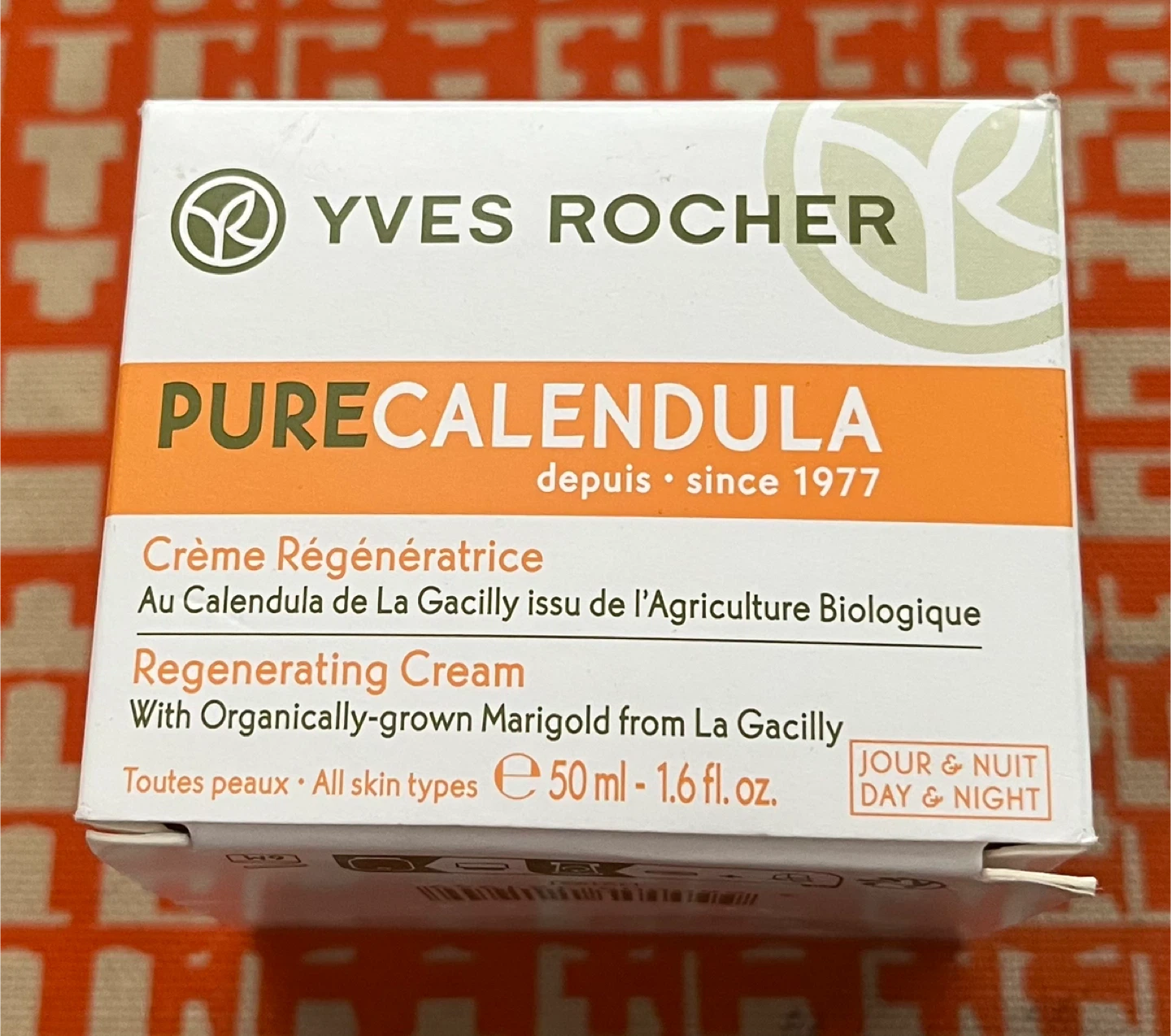 Yves Rocher Pure Calendula Regenerating Cream 50 ml