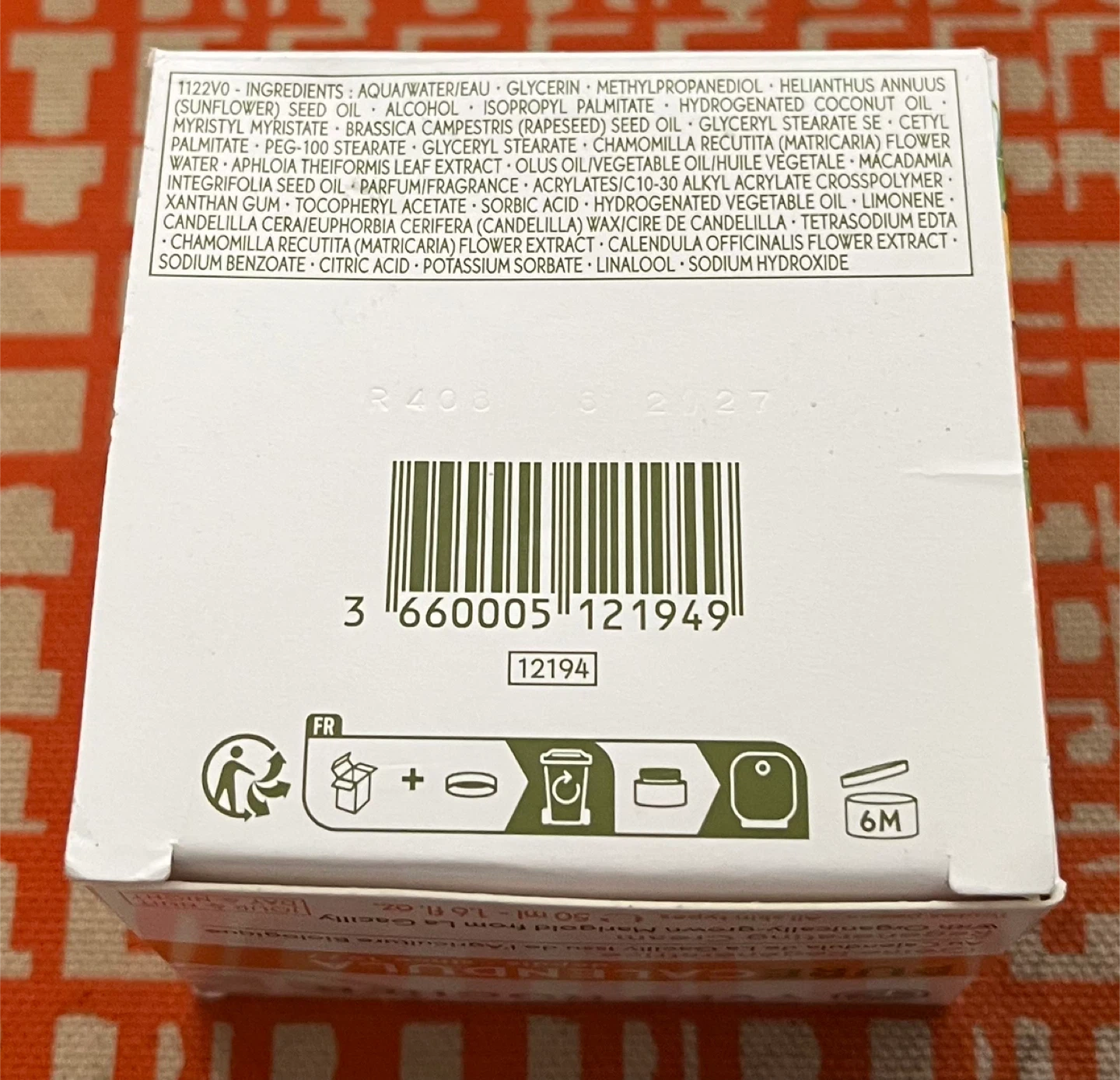 Yves Rocher Pure Calendula Regenerating Cream 50 ml - photo 3