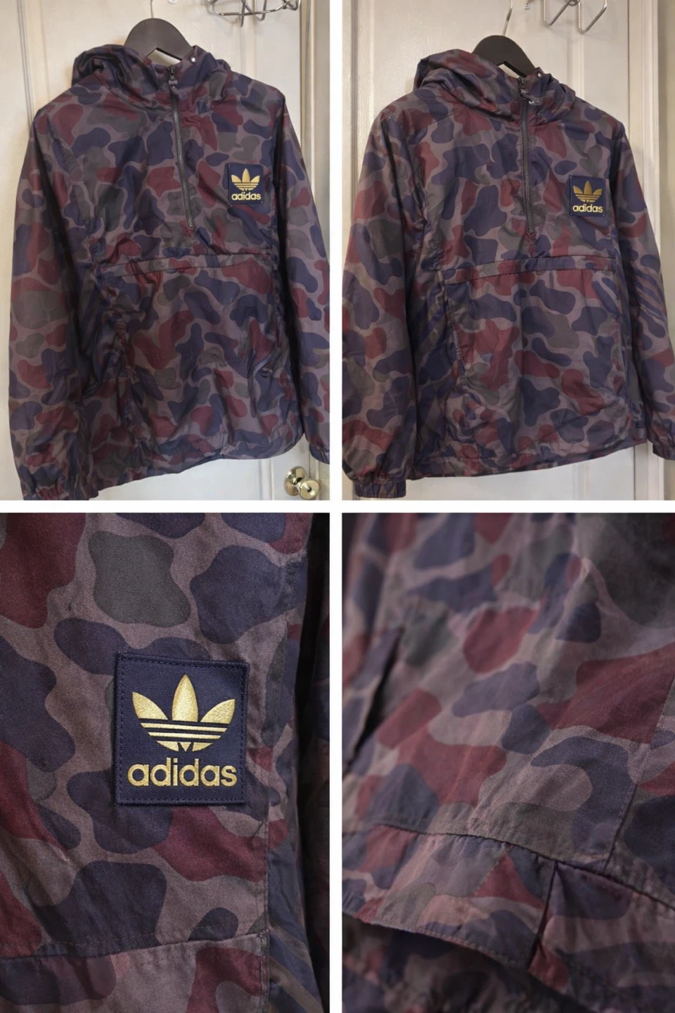 Adidas Camo Anorak Jacket