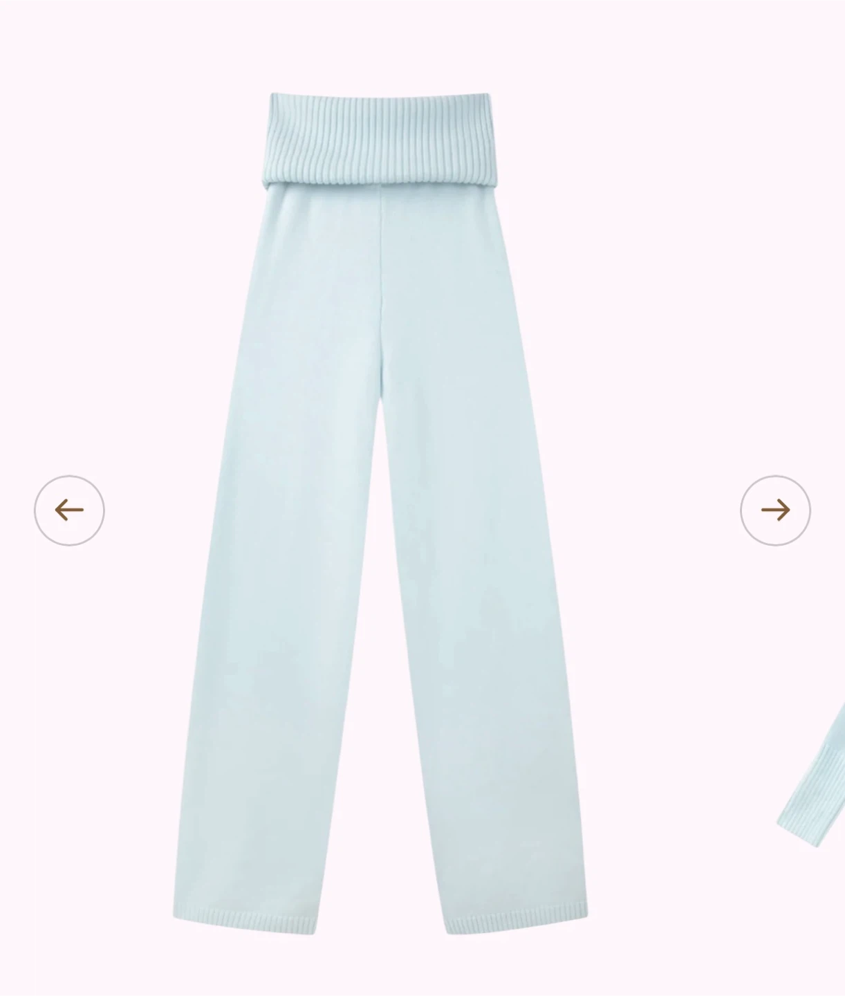 Angel Ruche Baby Blue Angora Wool Zip-Up Hoodie & Pants Set - photo 3