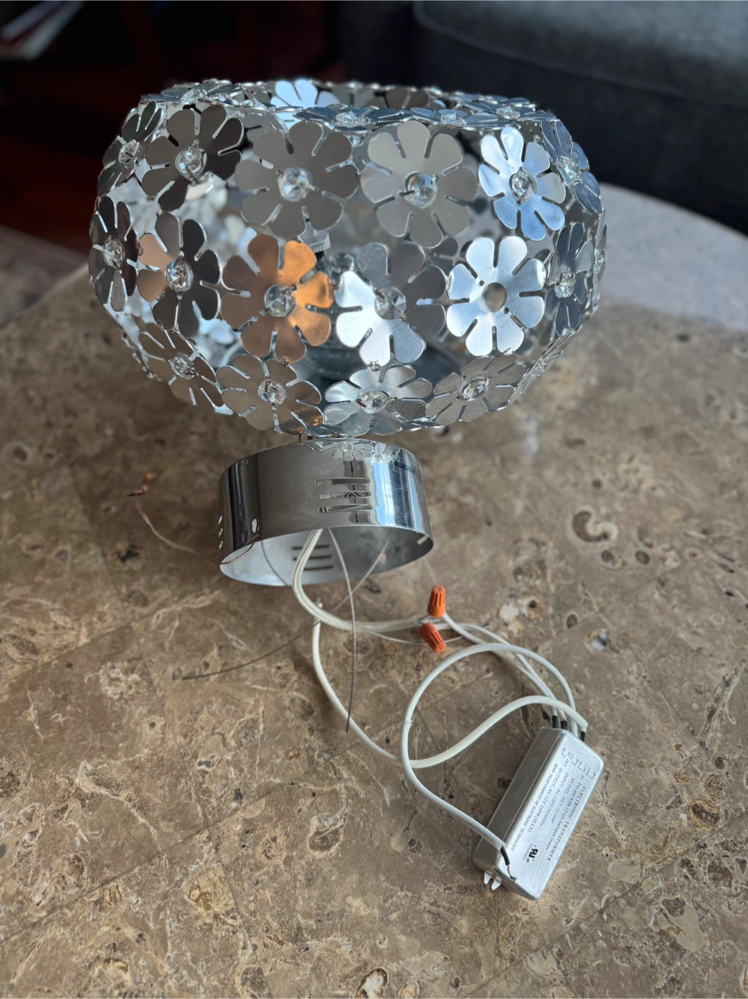 Decorative Flower Flush Mount Light Fixture