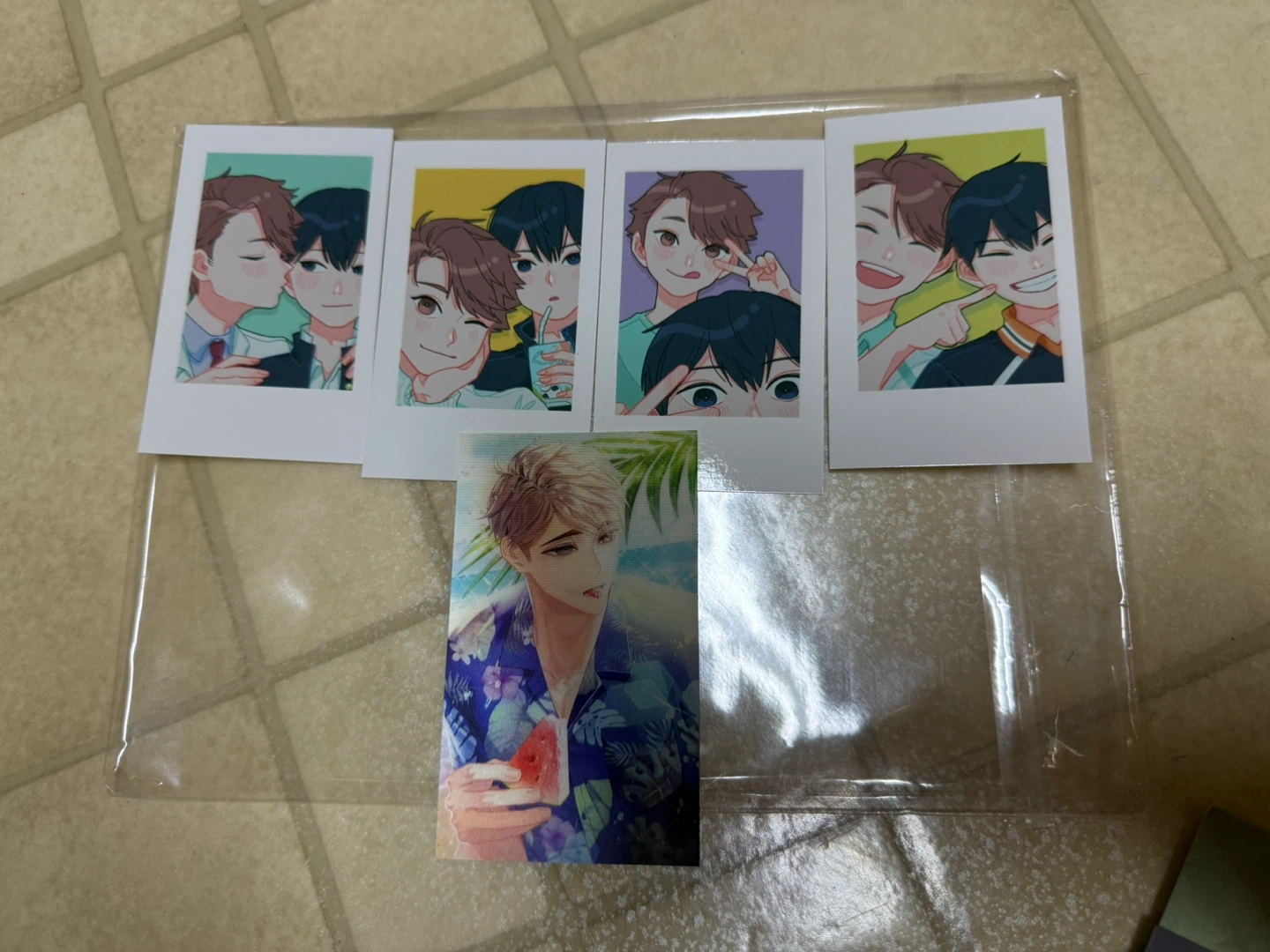 Assorted anime fanart prints - photo 2