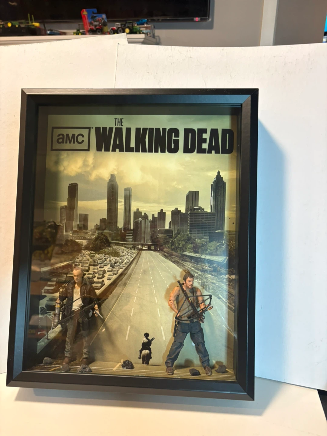 The Walking Dead AMC Shadow Box Display
