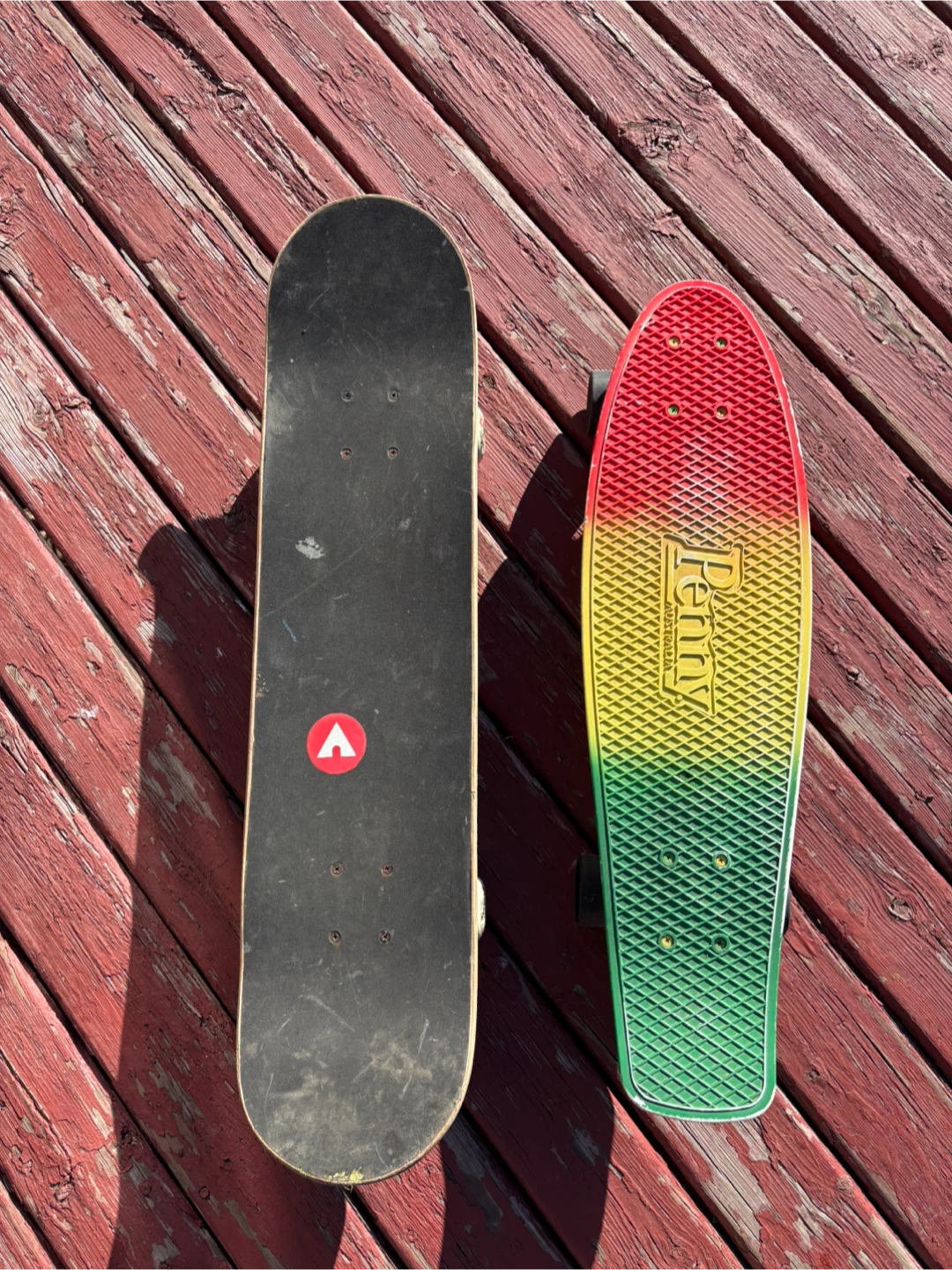 Penny Board and Skateboard