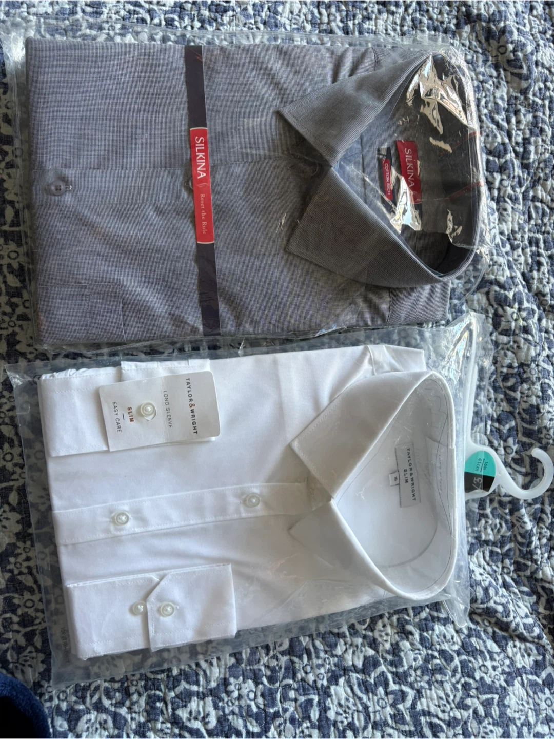Silkina & Taylor & Wright Slim Fit Dress Shirts (2 Pack)