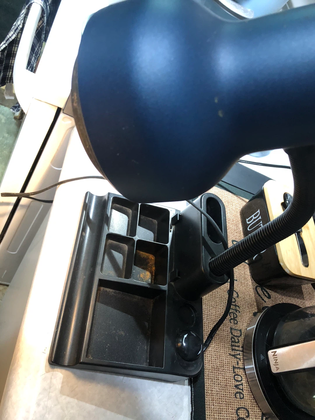 Adjustable Desk Lamp with Built-in Organizer Tray - photo 2