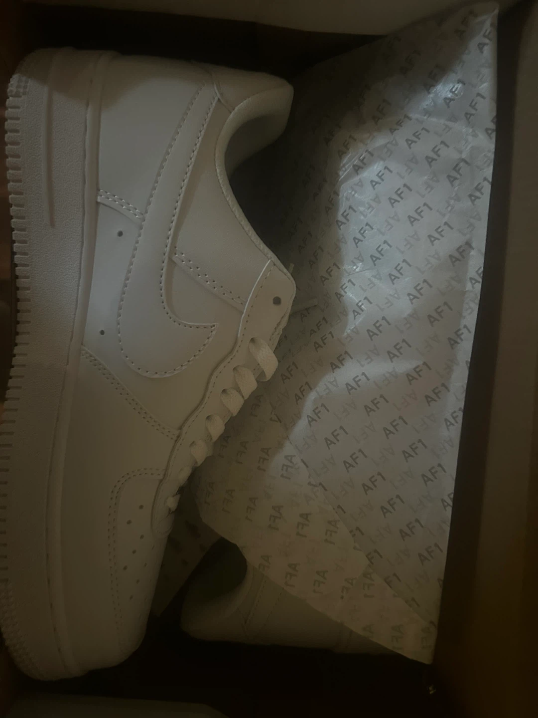 Nike Air Force 1 White Sneakers - photo 2