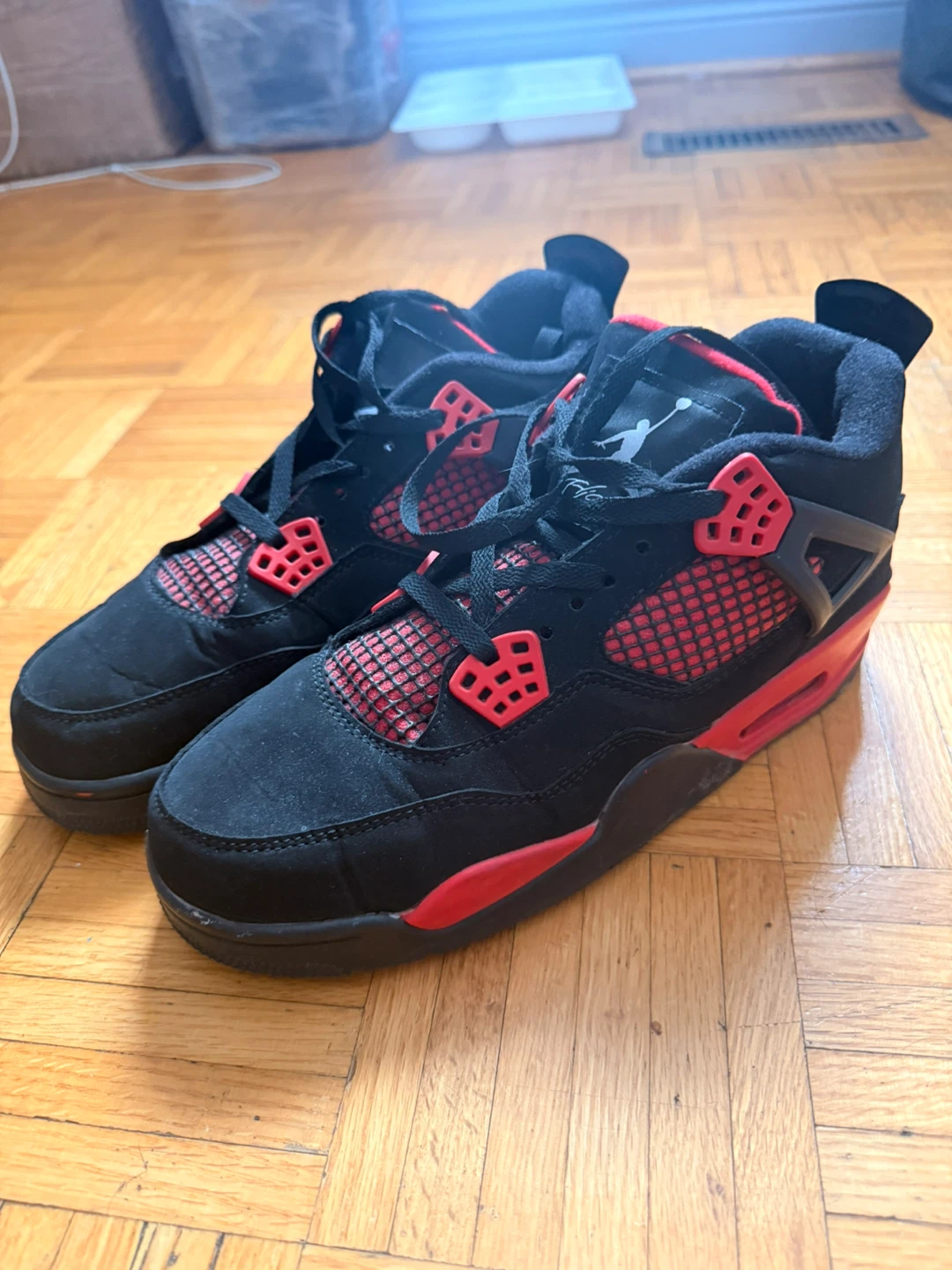 Air Jordan 4 Retro (Black/Red) - photo 2
