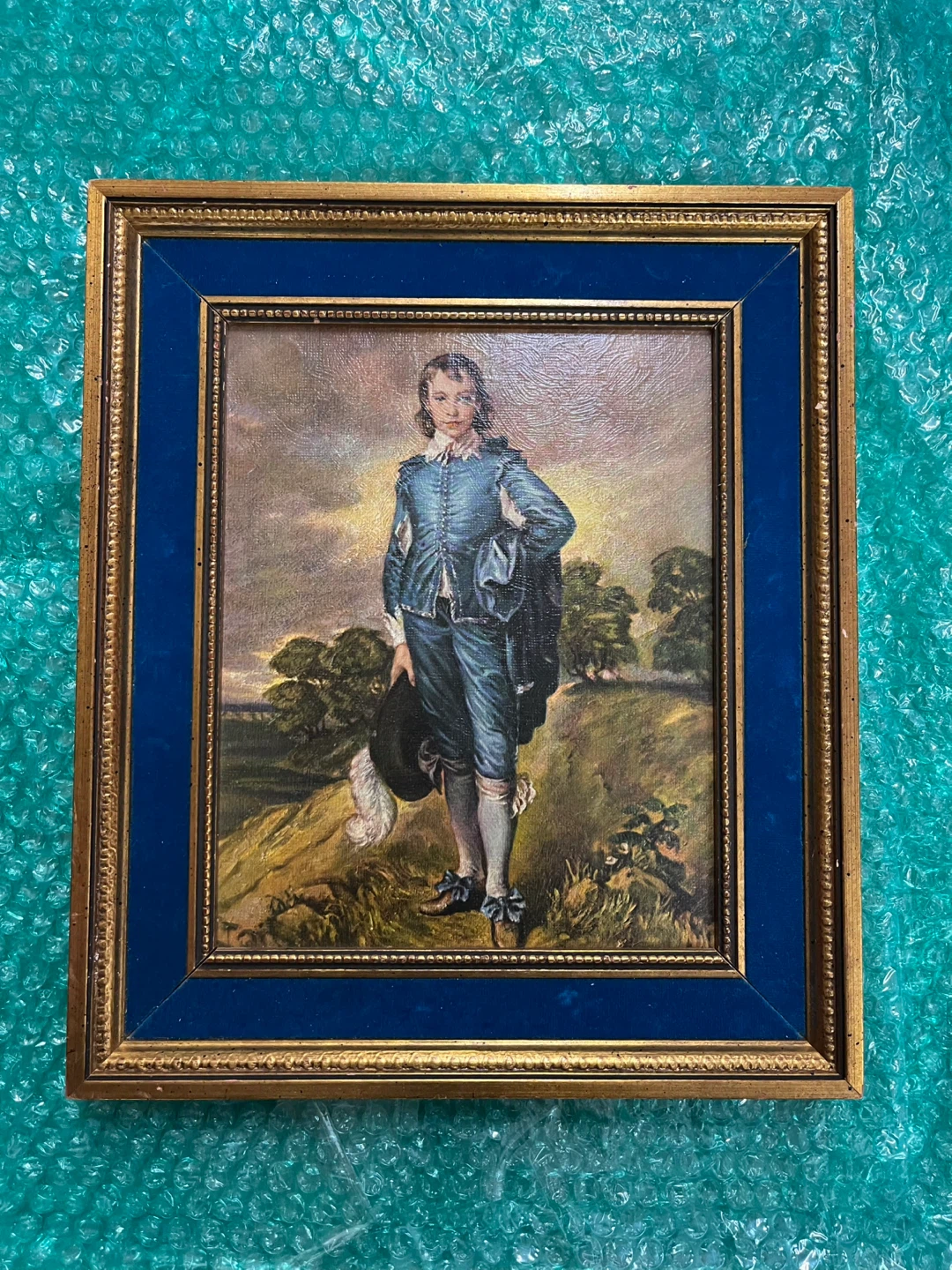 Framed Painting of "The Blue Boy"