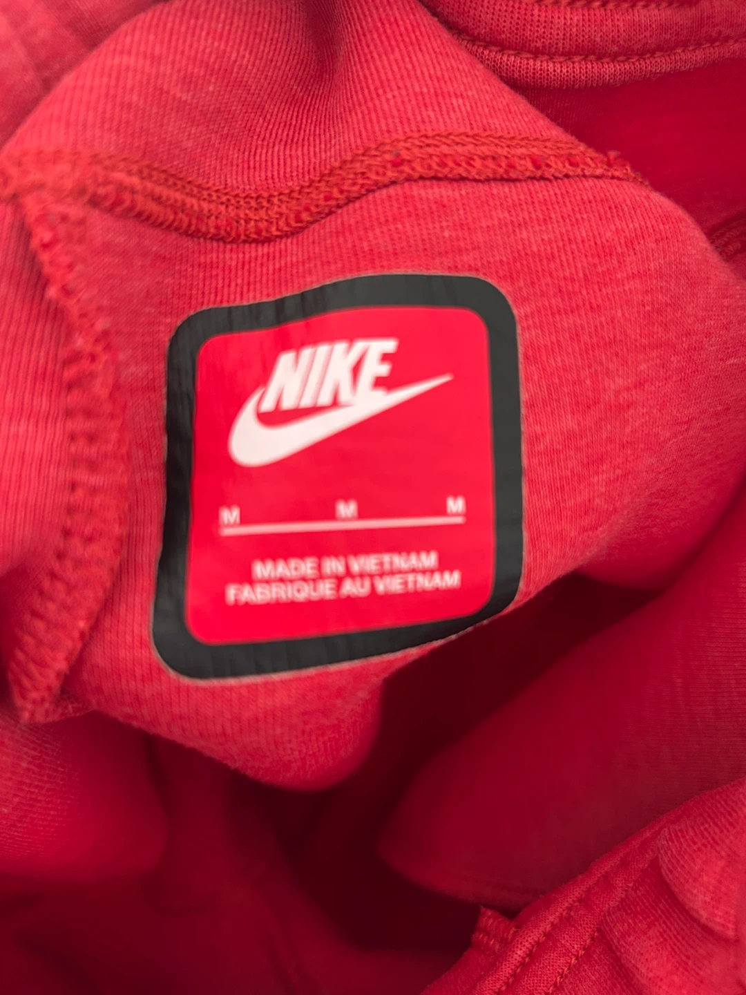 🏆 Nike Tech Fleece Jogger Pants Red Size Medium - photo 2