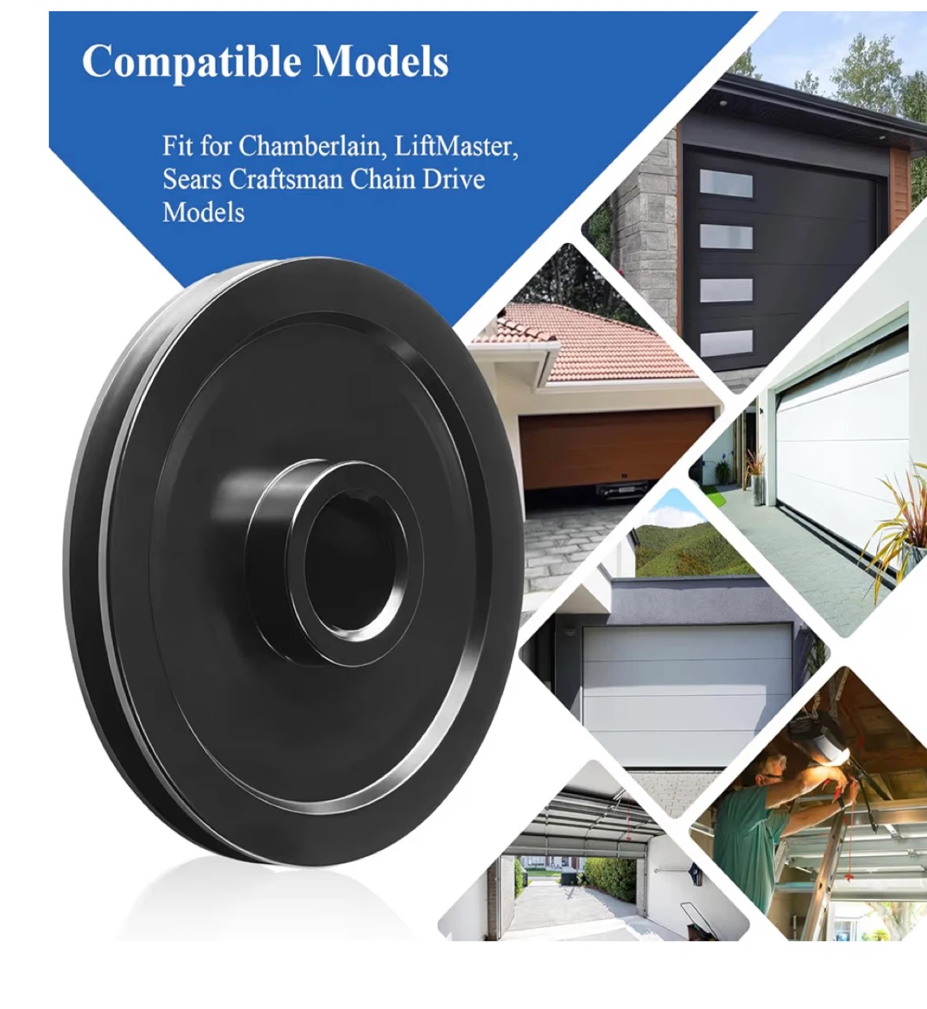 Garage Door Opener Idler Pulley 2.5” - photo 3