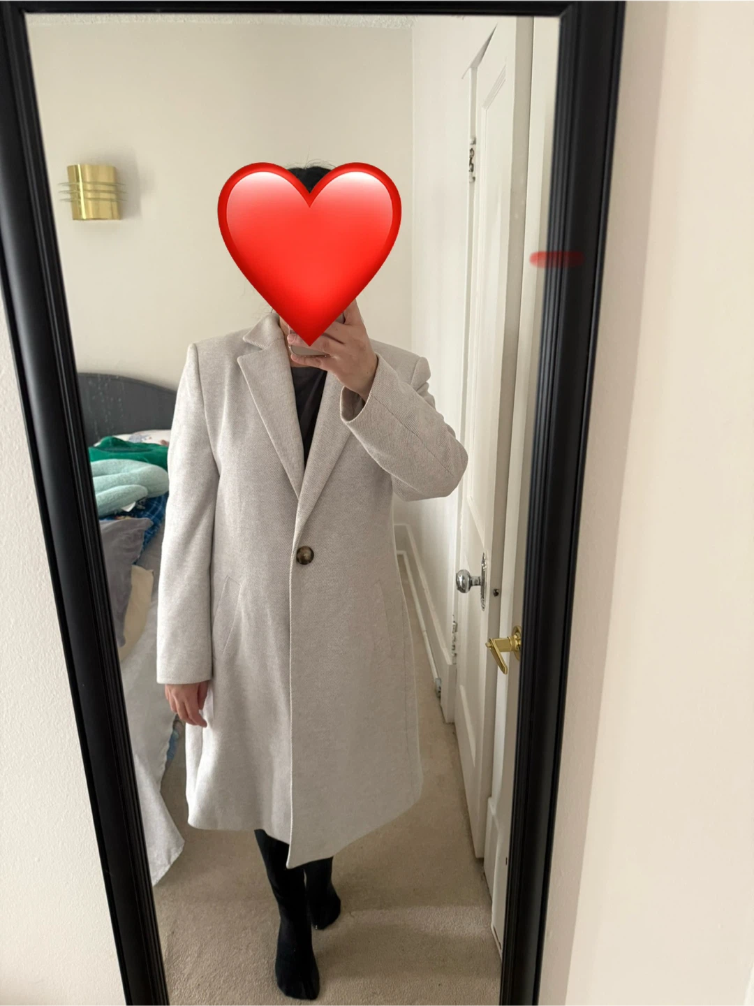 Zara Herringbone Coat - XL - photo 4
