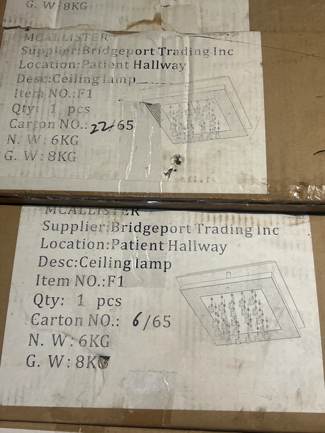 MCALLISTER Ceiling Lamp - Patient Hallway Fixture - photo 2