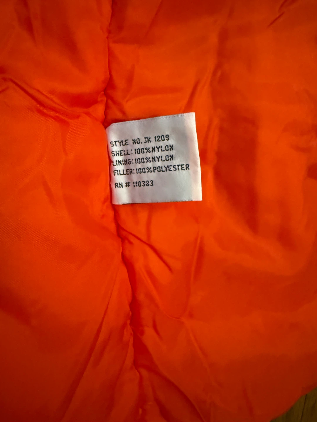 Pre-loved Orange Lava Anorak Jacket 🏆 - photo 5