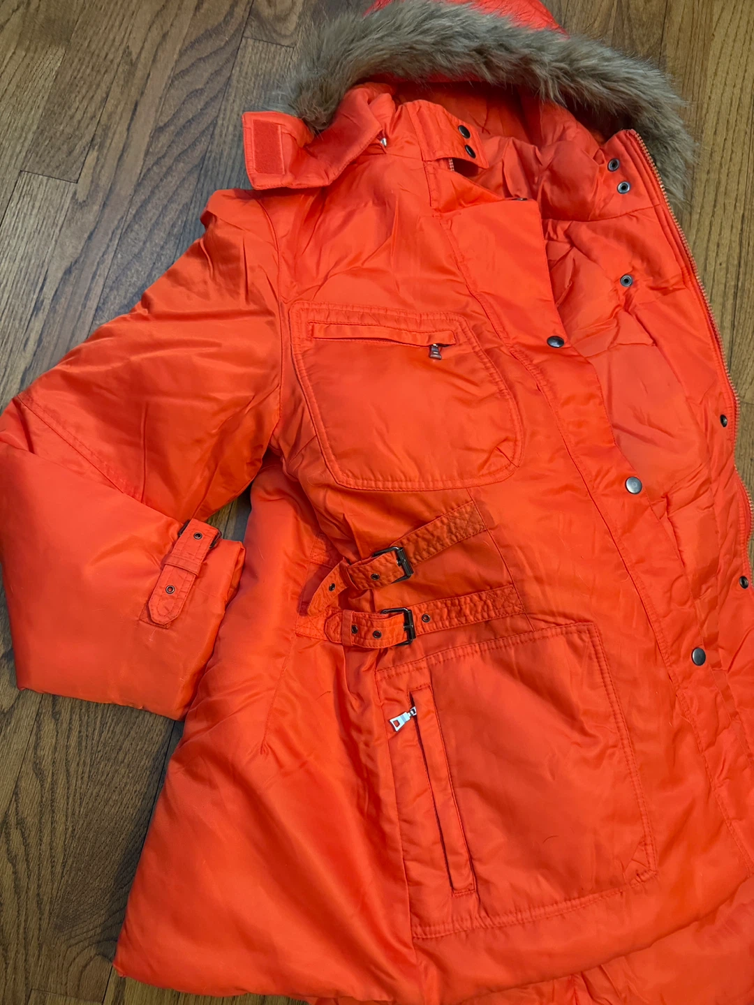 Pre-loved Orange Lava Anorak Jacket 🏆 - photo 4