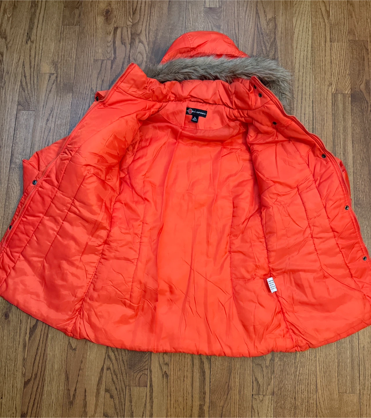 Pre-loved Orange Lava Anorak Jacket 🏆 - photo 3