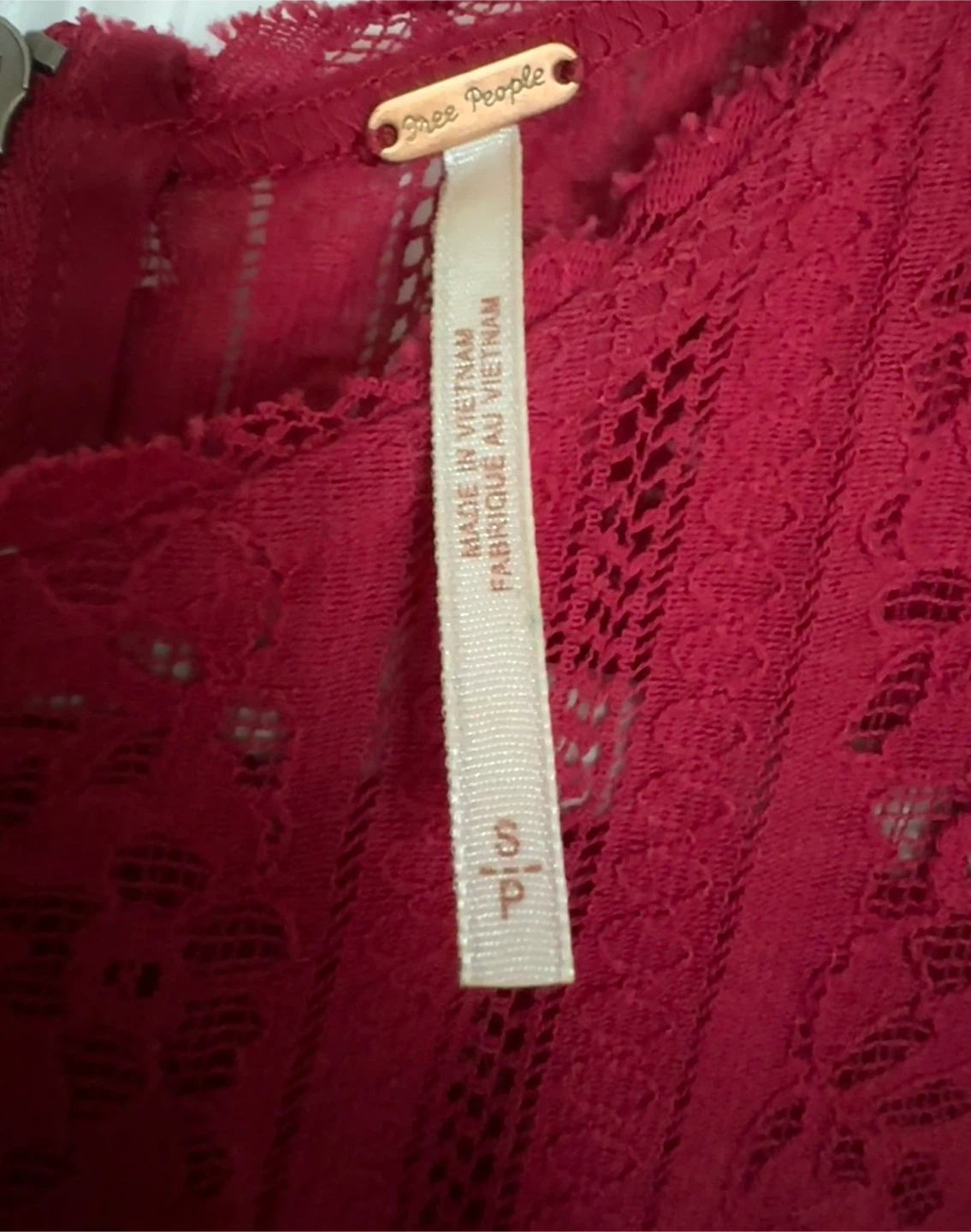 Small Free People Tu Es La lacy babydoll dress - photo 4