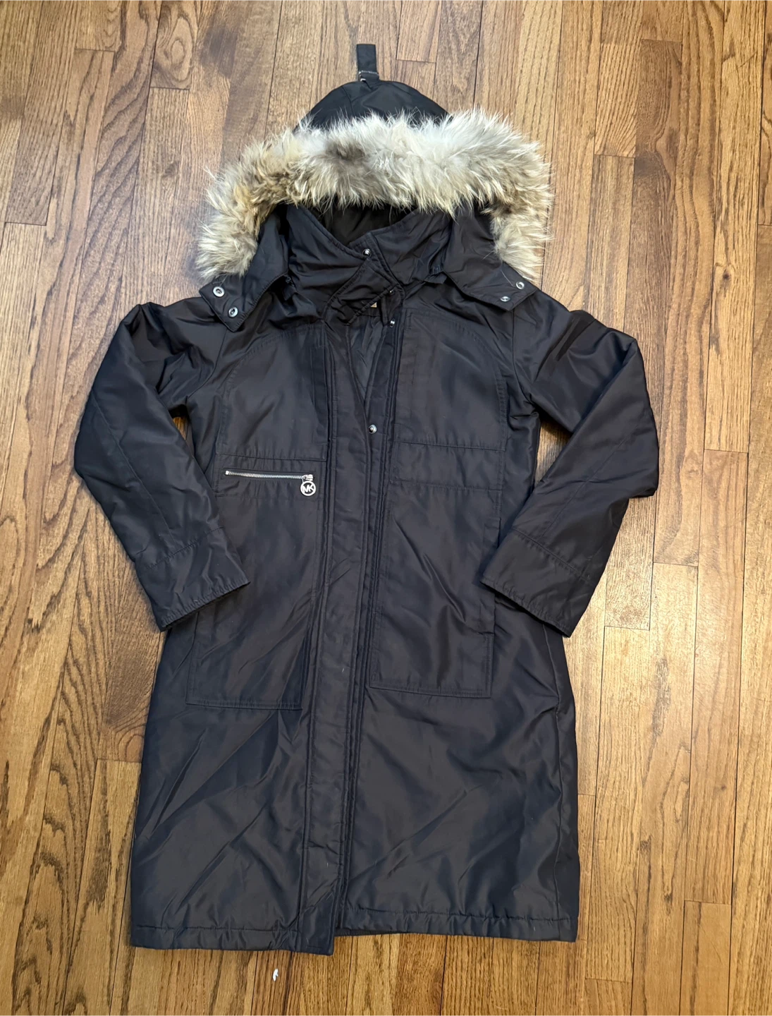 Pre-loved Michael Kors Mid-Length Parka Coat🏆