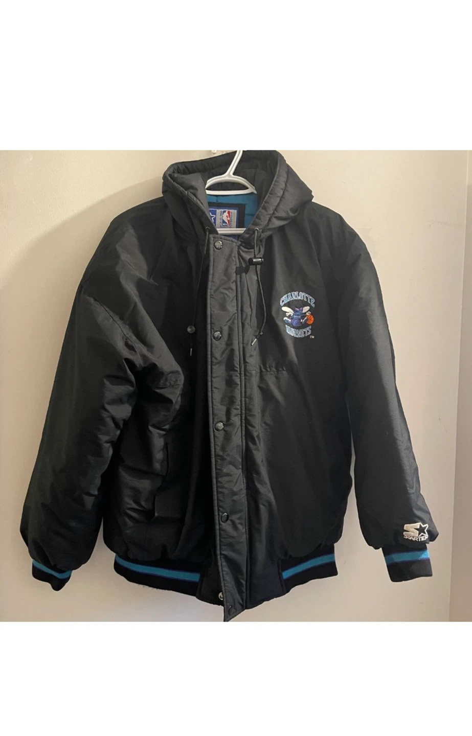 Starter Charlotte Hornets NBA Jacket Size L - photo 2