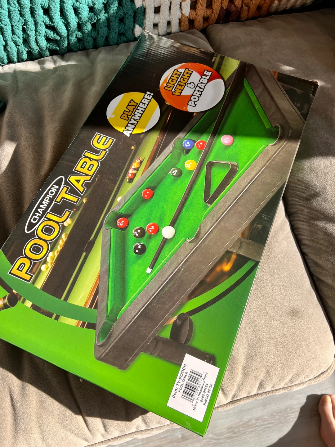Champion Pool Table - Light Weight & Portable