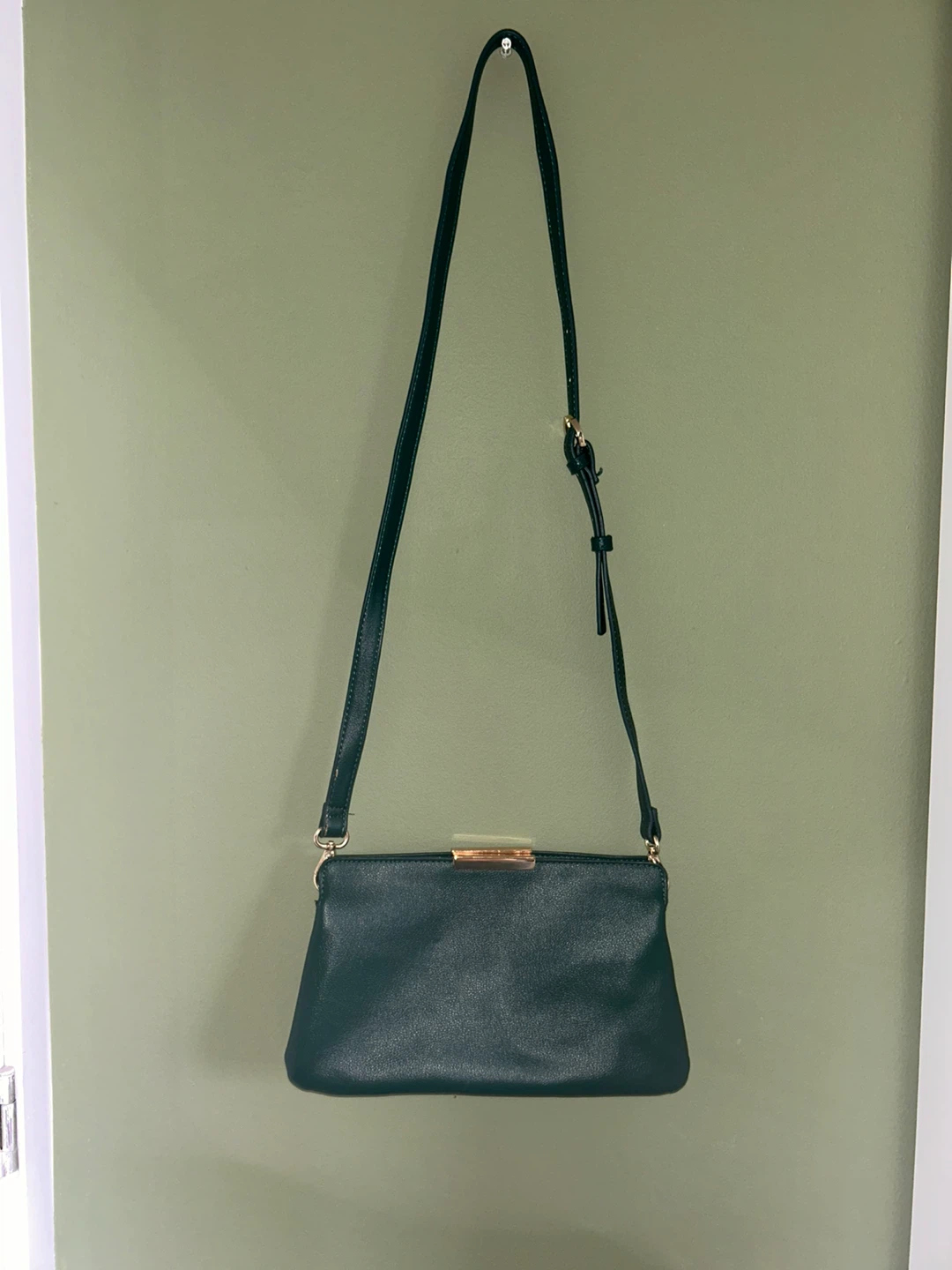 Forest Green Clutch/Shoulder Bag - photo 3
