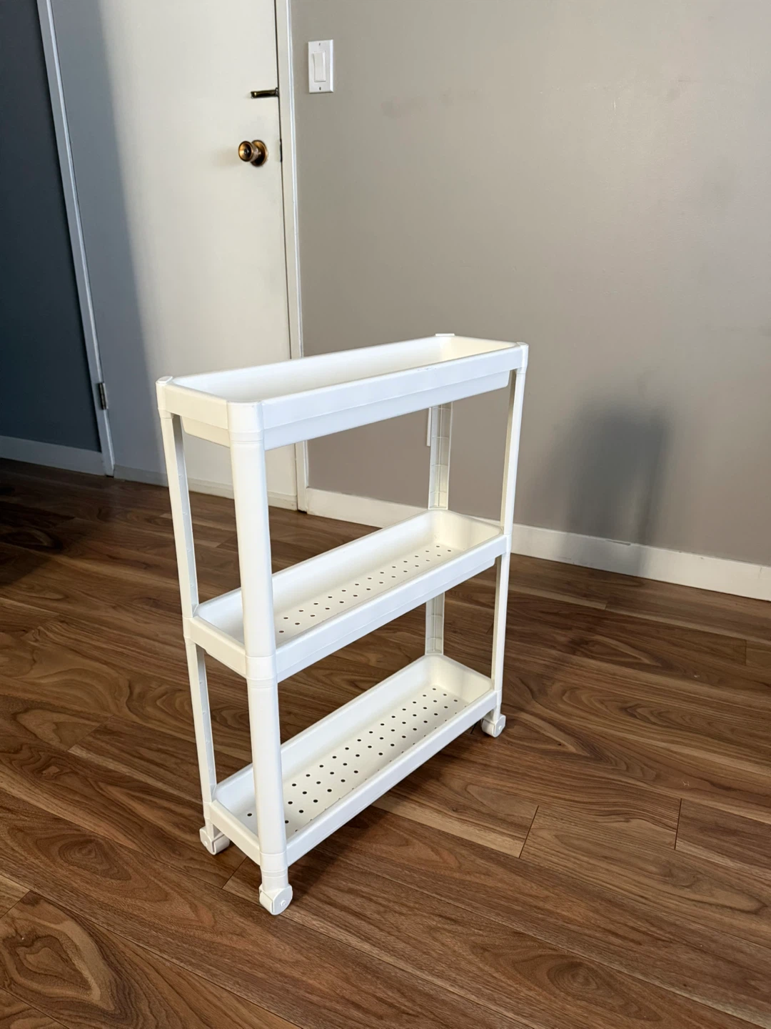 Ikea Vesken cart save space white
