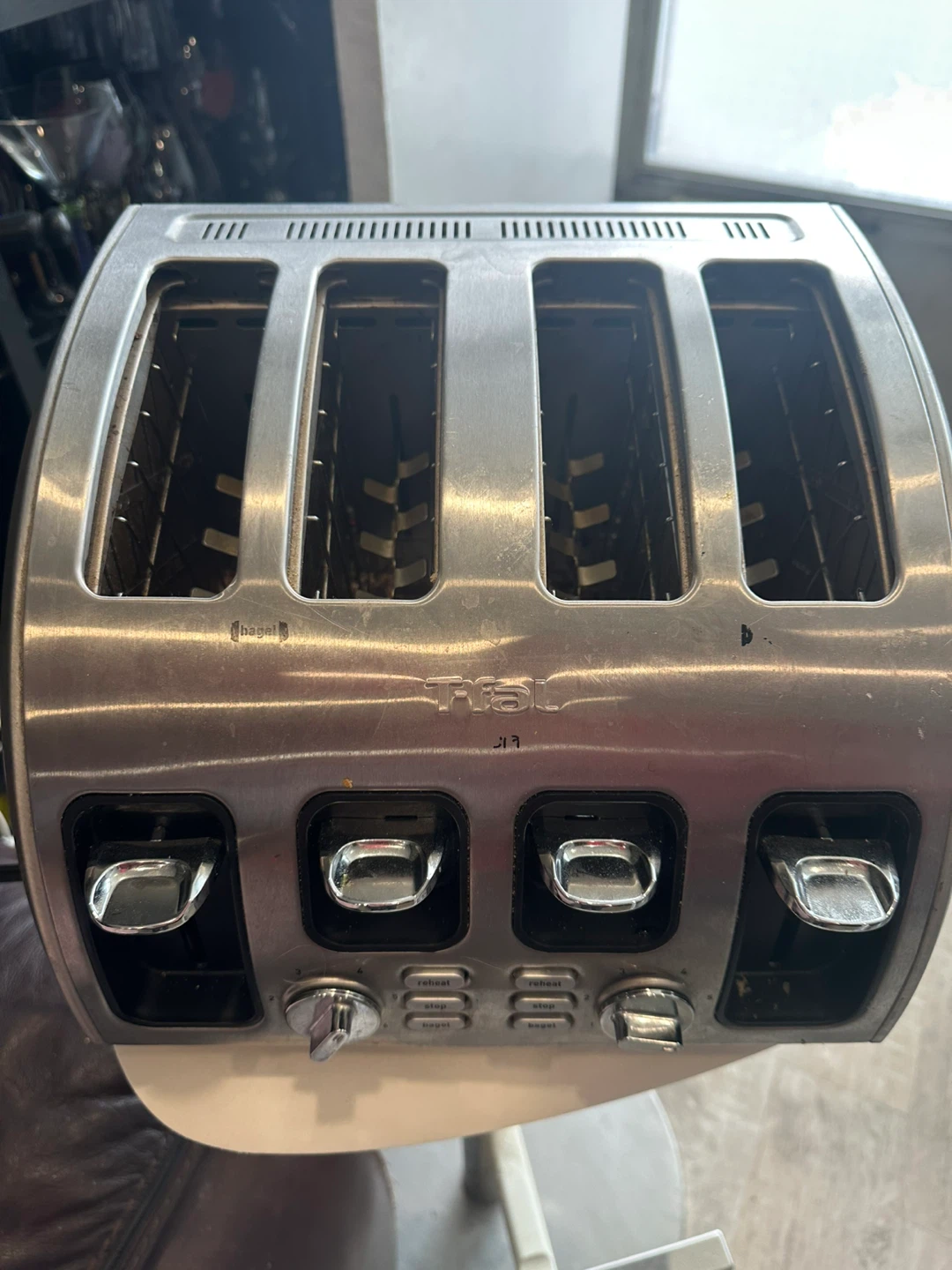 T-fal 4-Slice Stainless Steel Toaster🏆 - photo 2