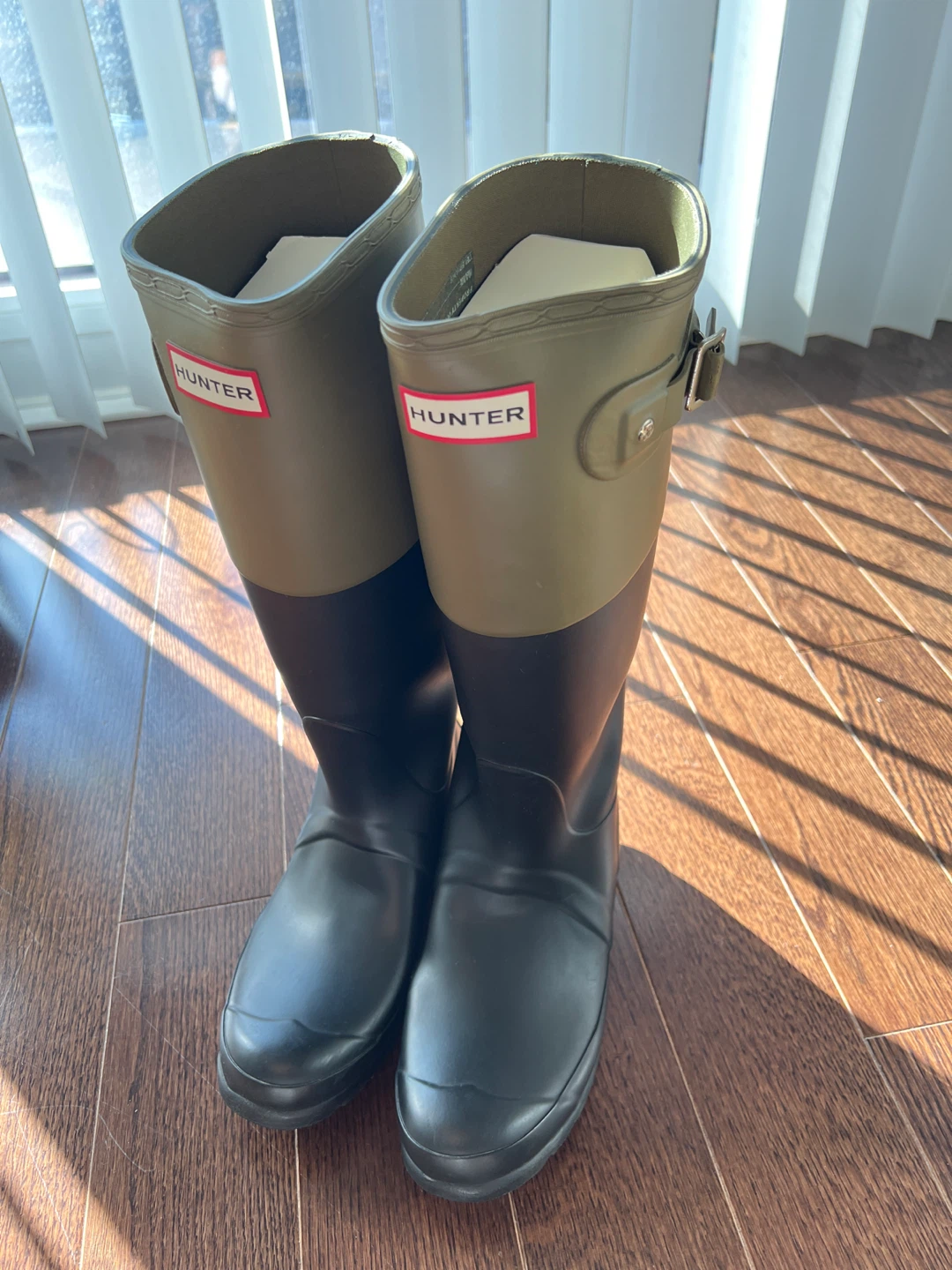 Hunter Women's Tall Boots - Olive/Black