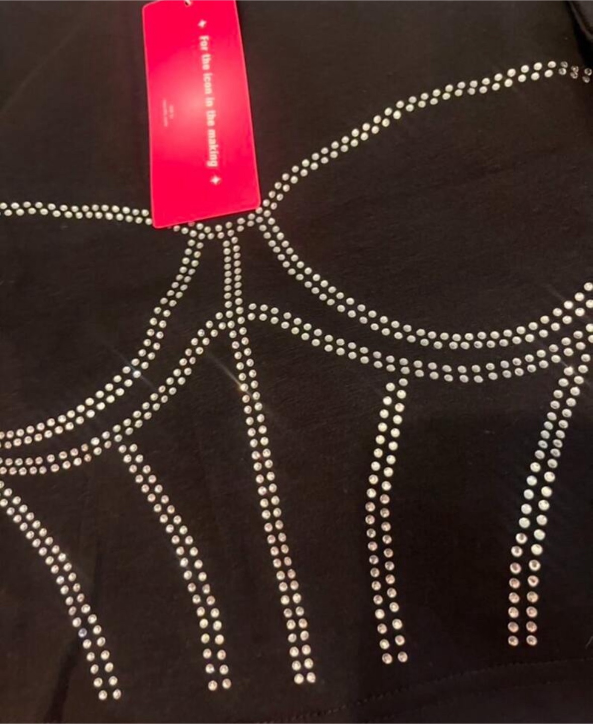 Rhinestone Long Sleeve Top small - photo 4