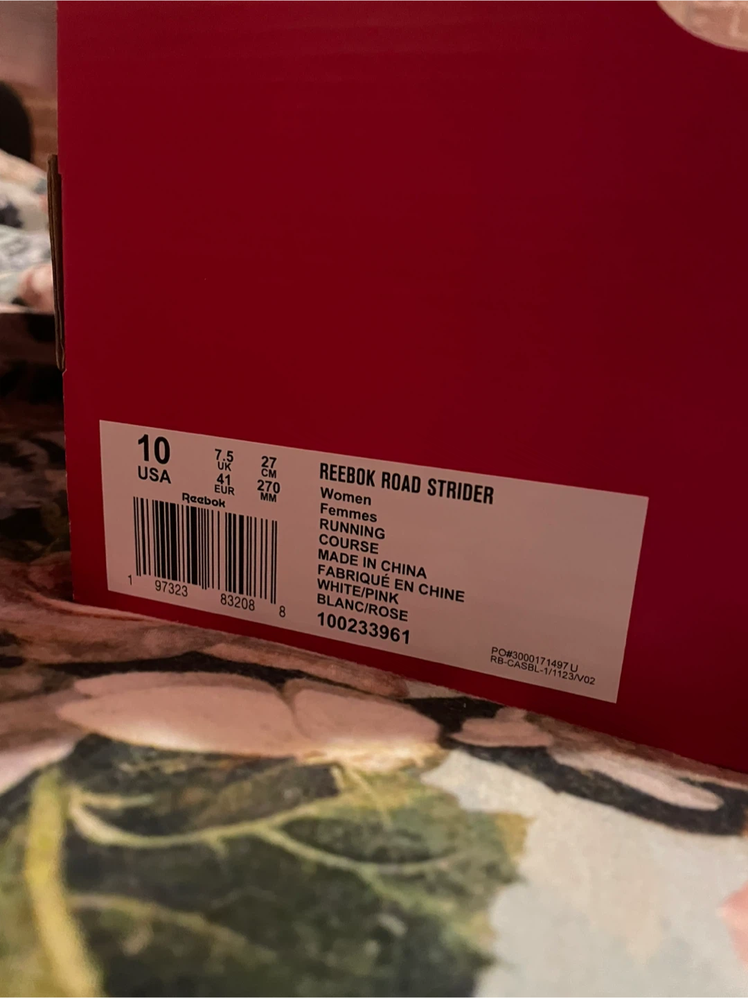 Reebok Road Strider Femmes Chaussures Course Blanc/Rose 10 - photo 3