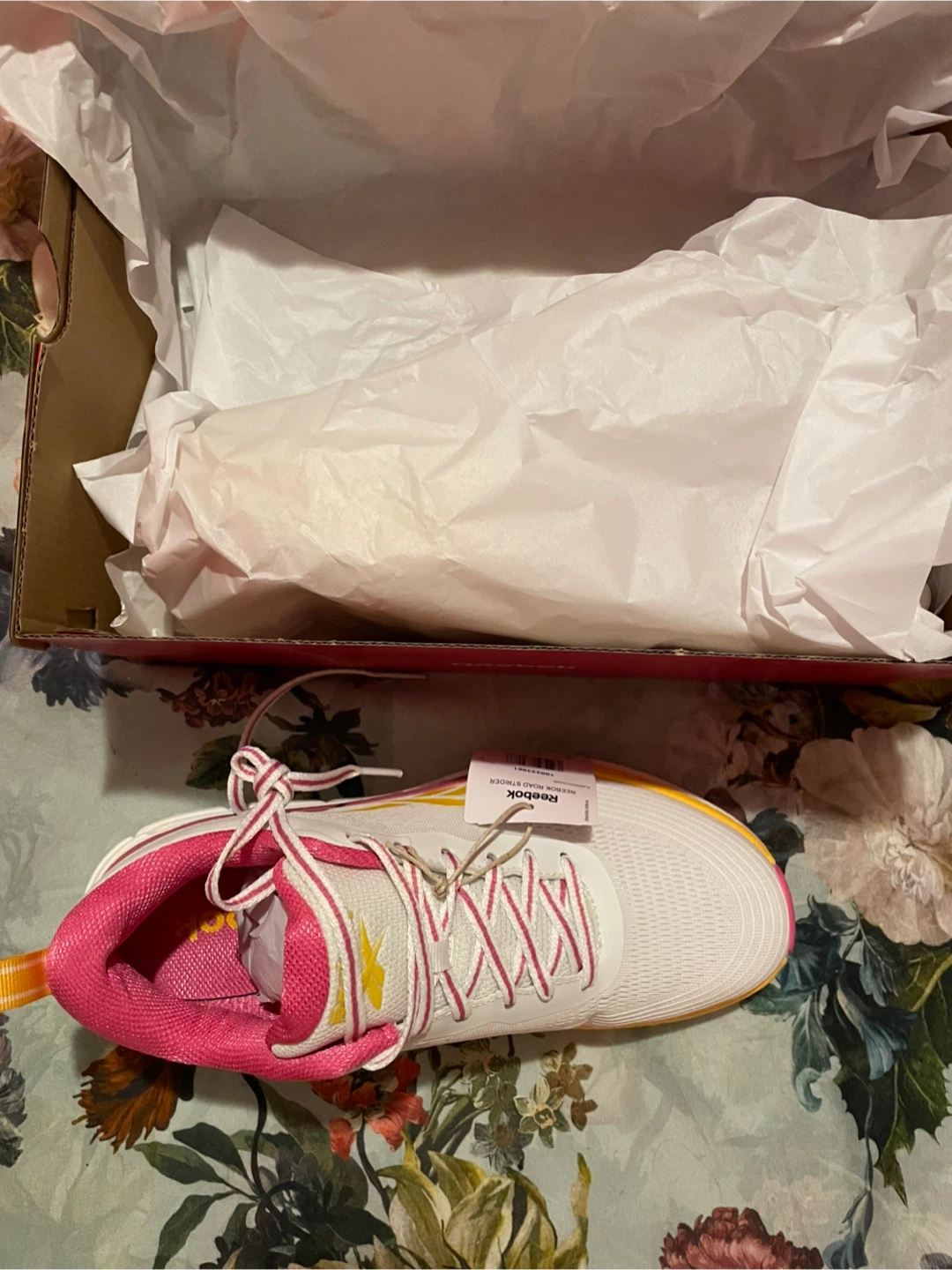 Reebok Road Strider Femmes Chaussures Course Blanc/Rose 10 - photo 4