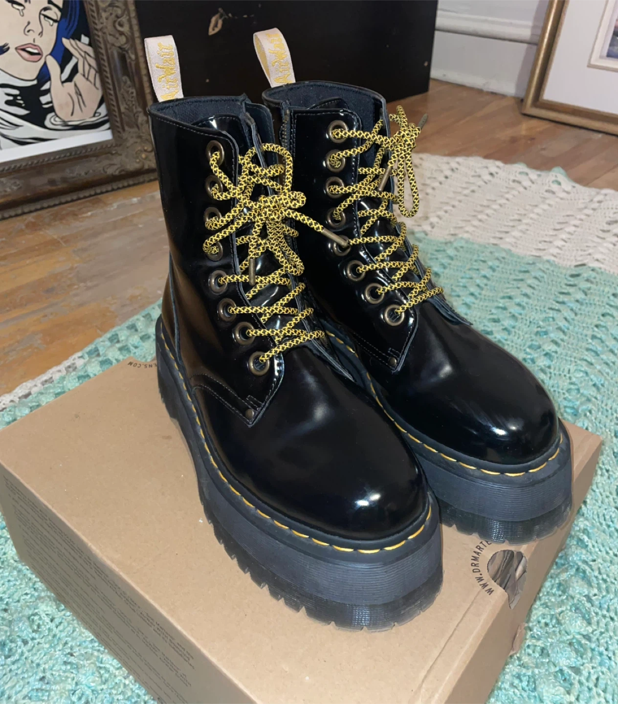 Dr. Martens Vegan Jadon Max noir - photo 2